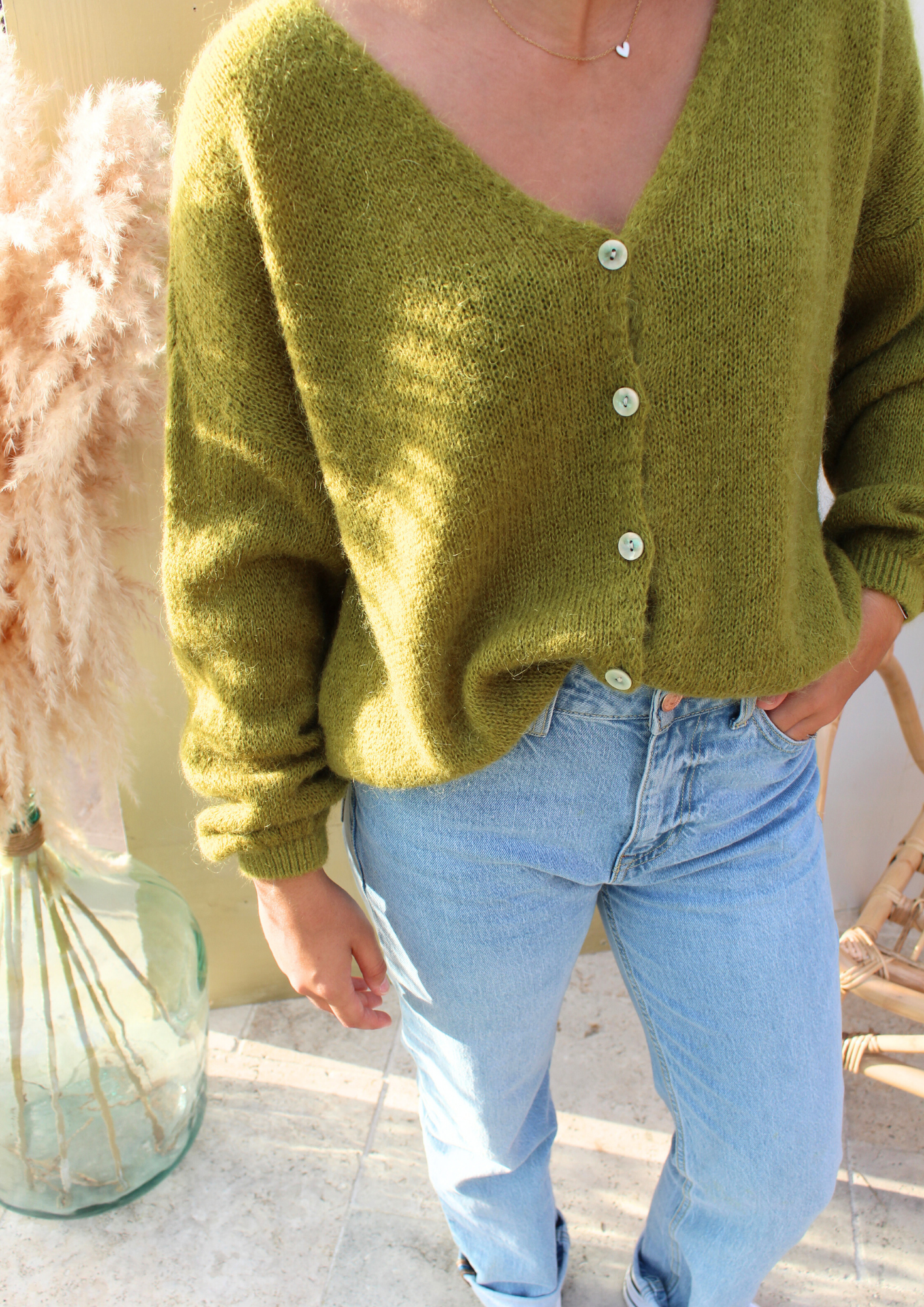 Gilet doudou Olive ♡