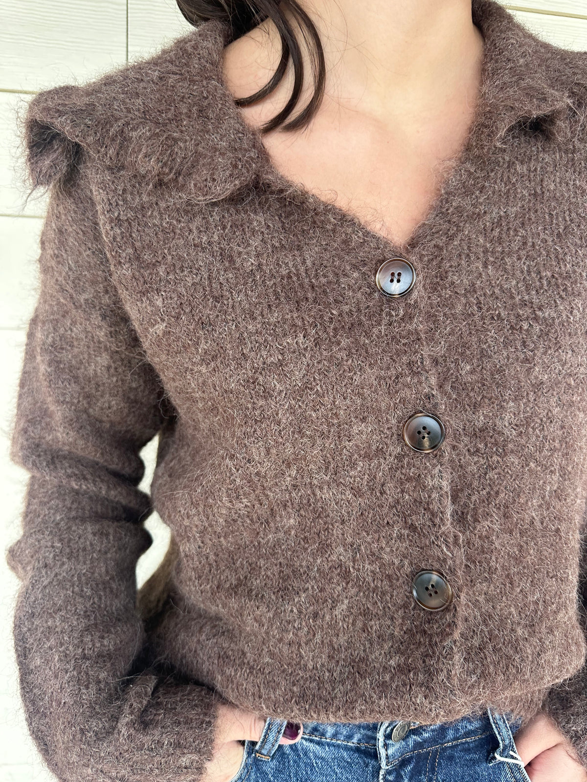 Veste doudou chocolat originale