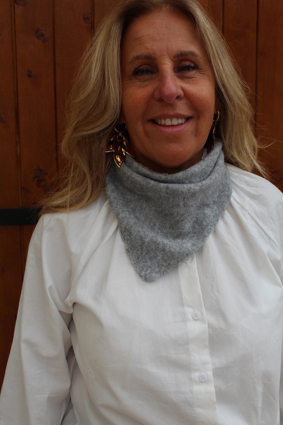 Foulard écharpe petit model gris
