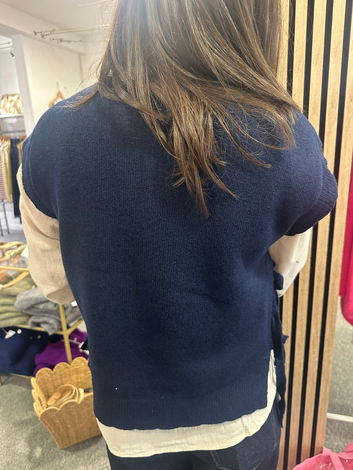 Pull S manches original marine