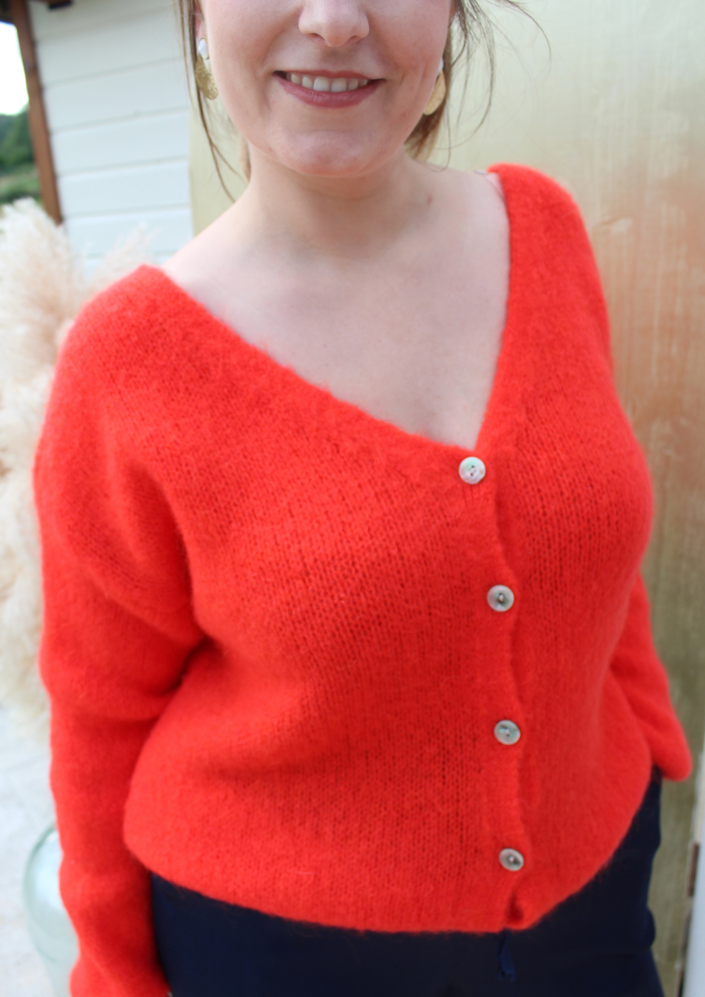 Gilet doudou Orange ♡