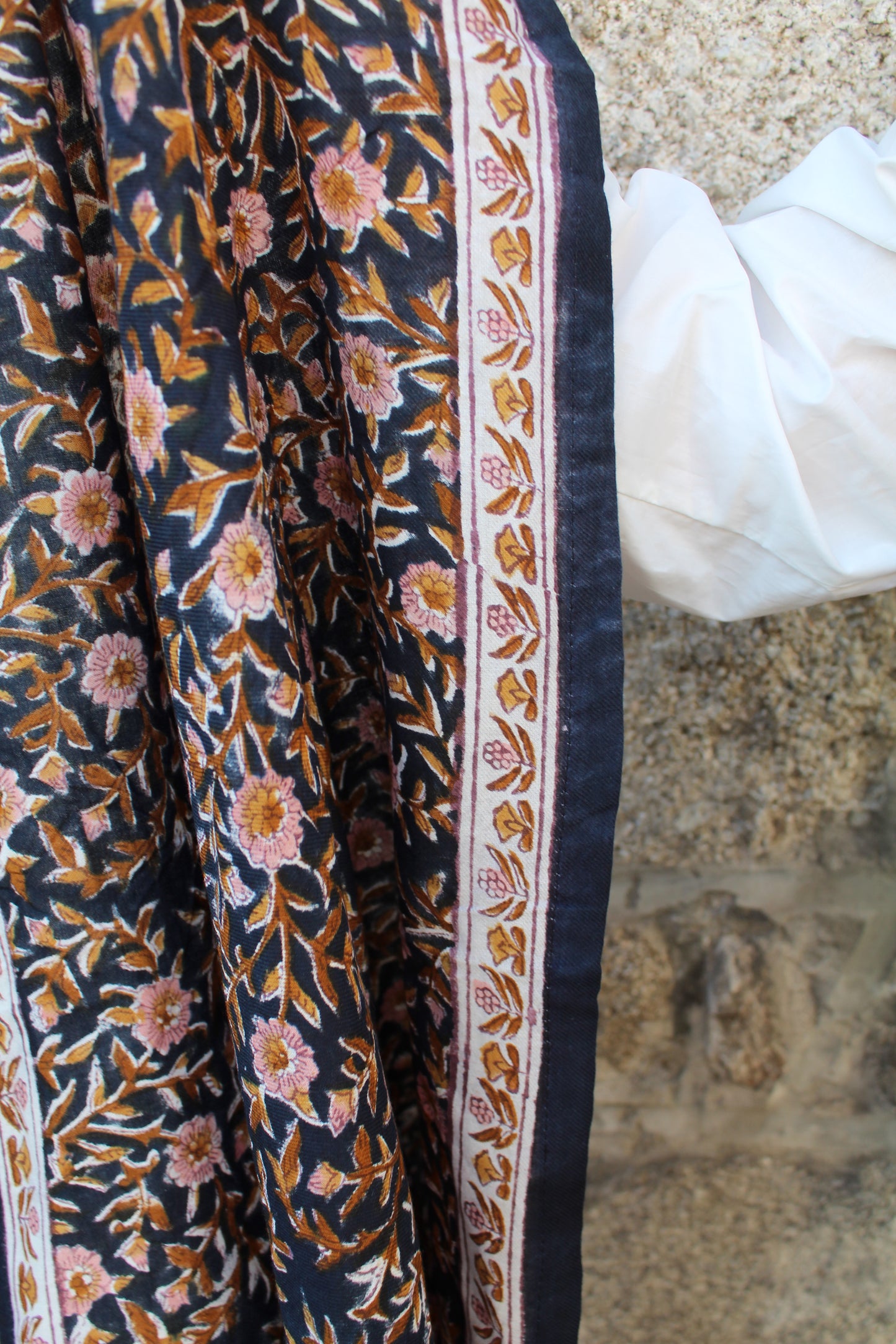 Foulard indien (grand format) ♡ Scarlette Encre