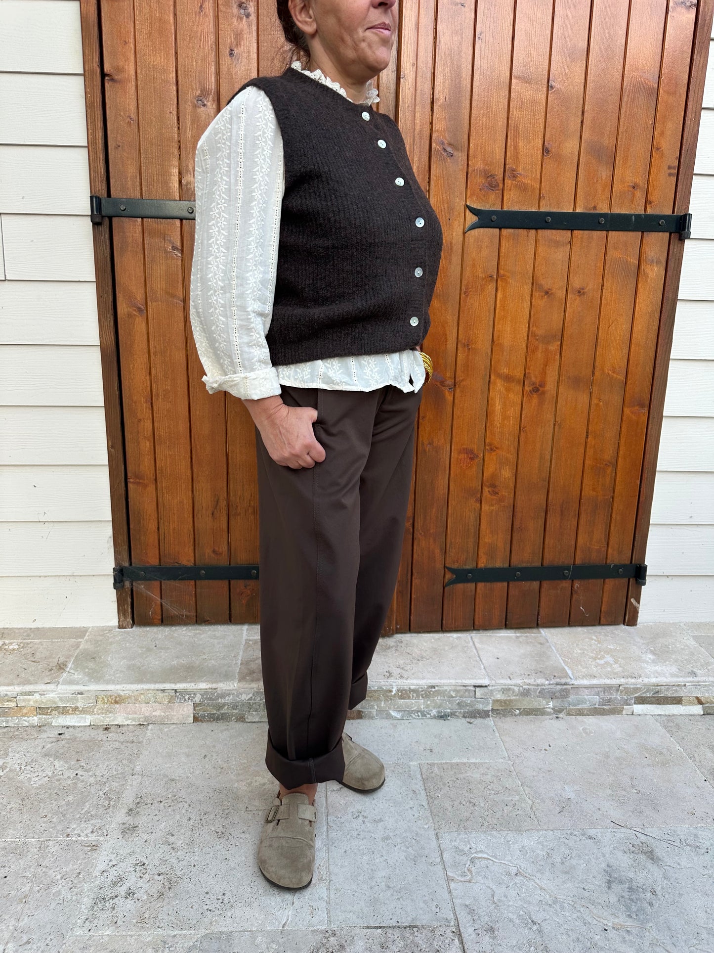 Pull S/manches Choco ♡