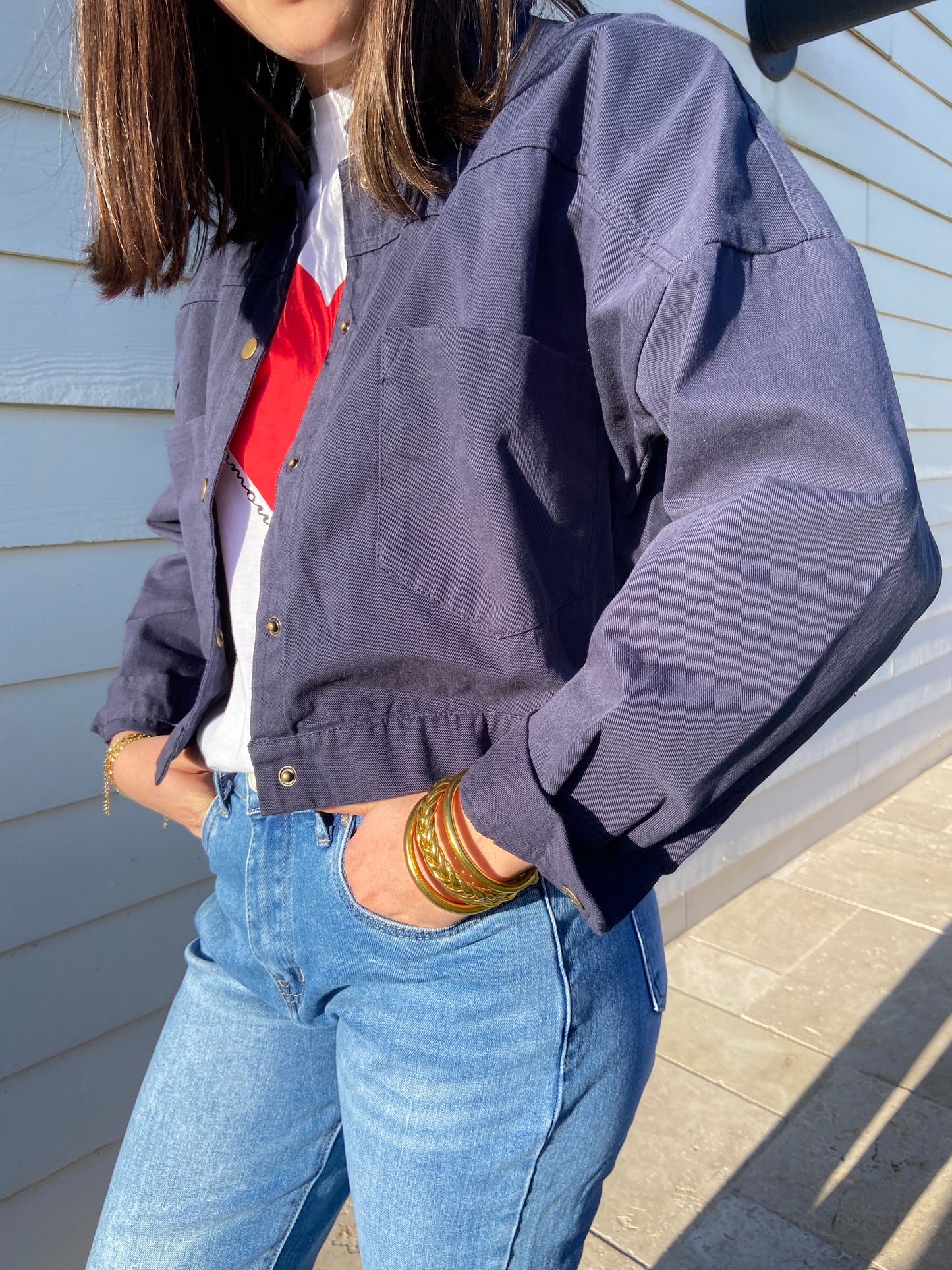 Veste originale bleu marine ♡