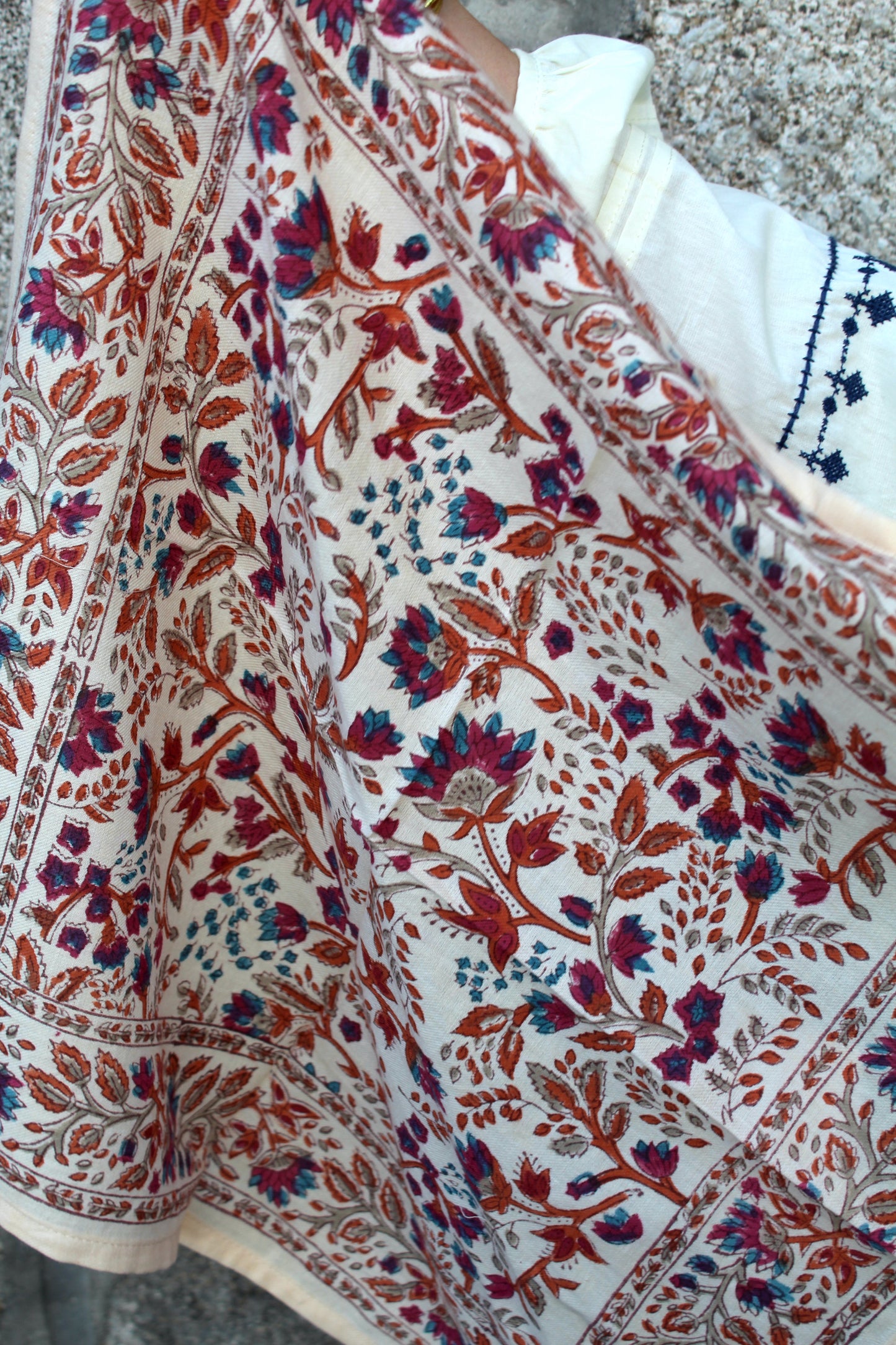 Foulard indien (petit format) ♡ Rhapsody Améthiste