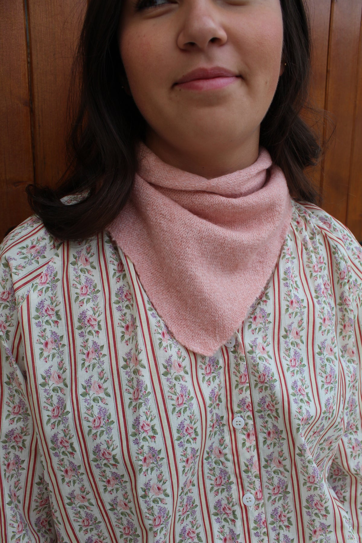 Foulard écharpe petit model rose
