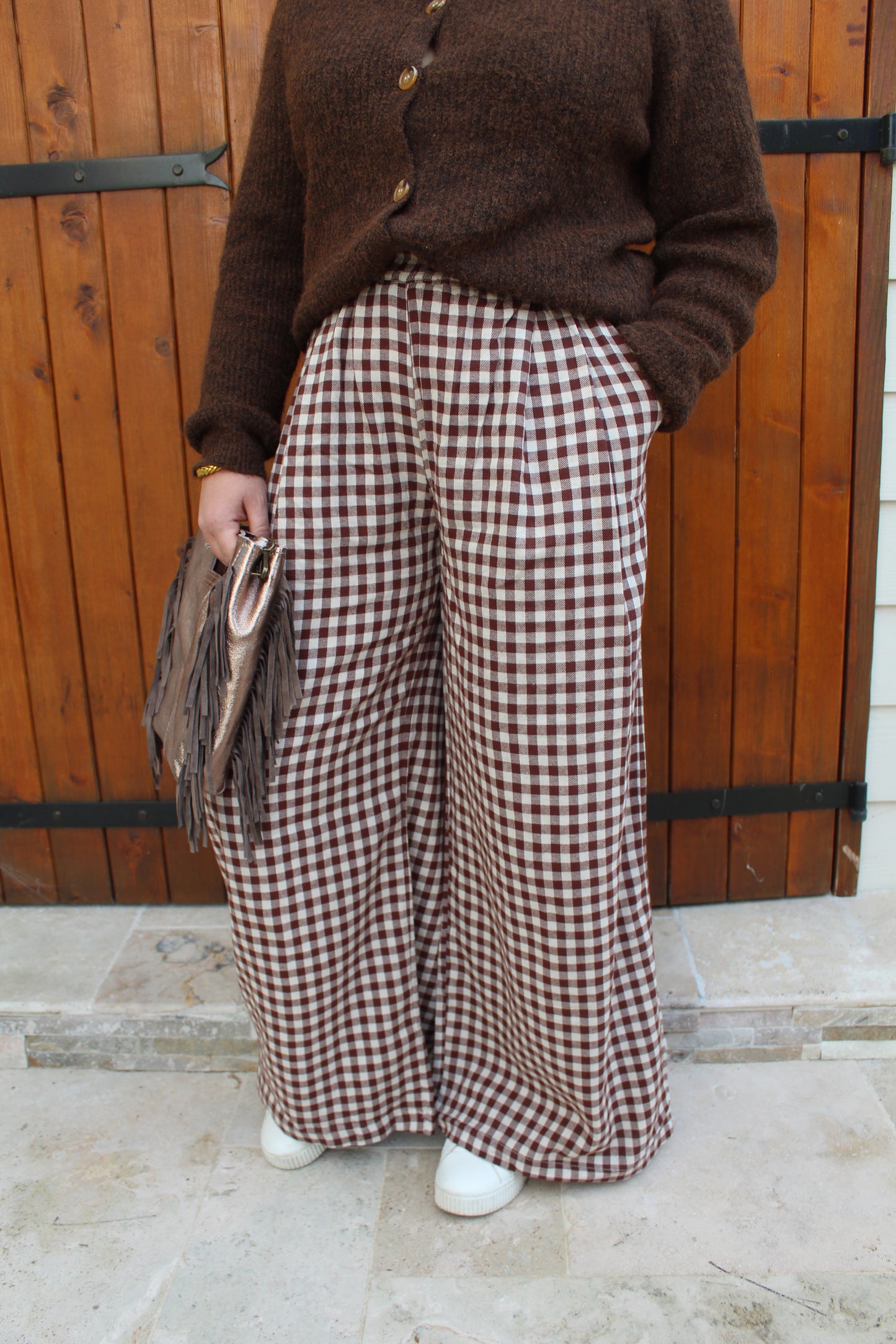 Pantalon vichy choco ♡