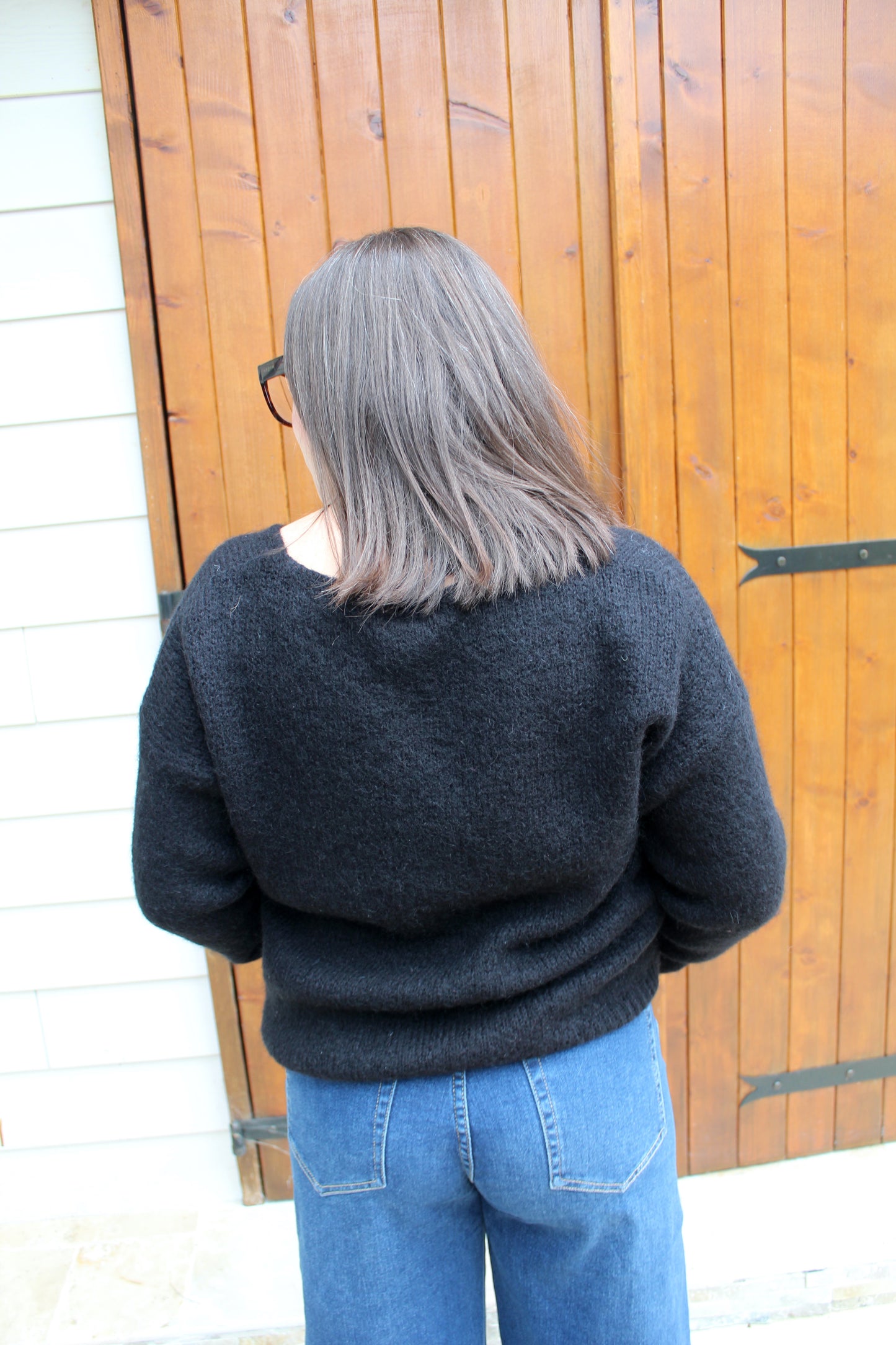 Pull tout doux noir ♡