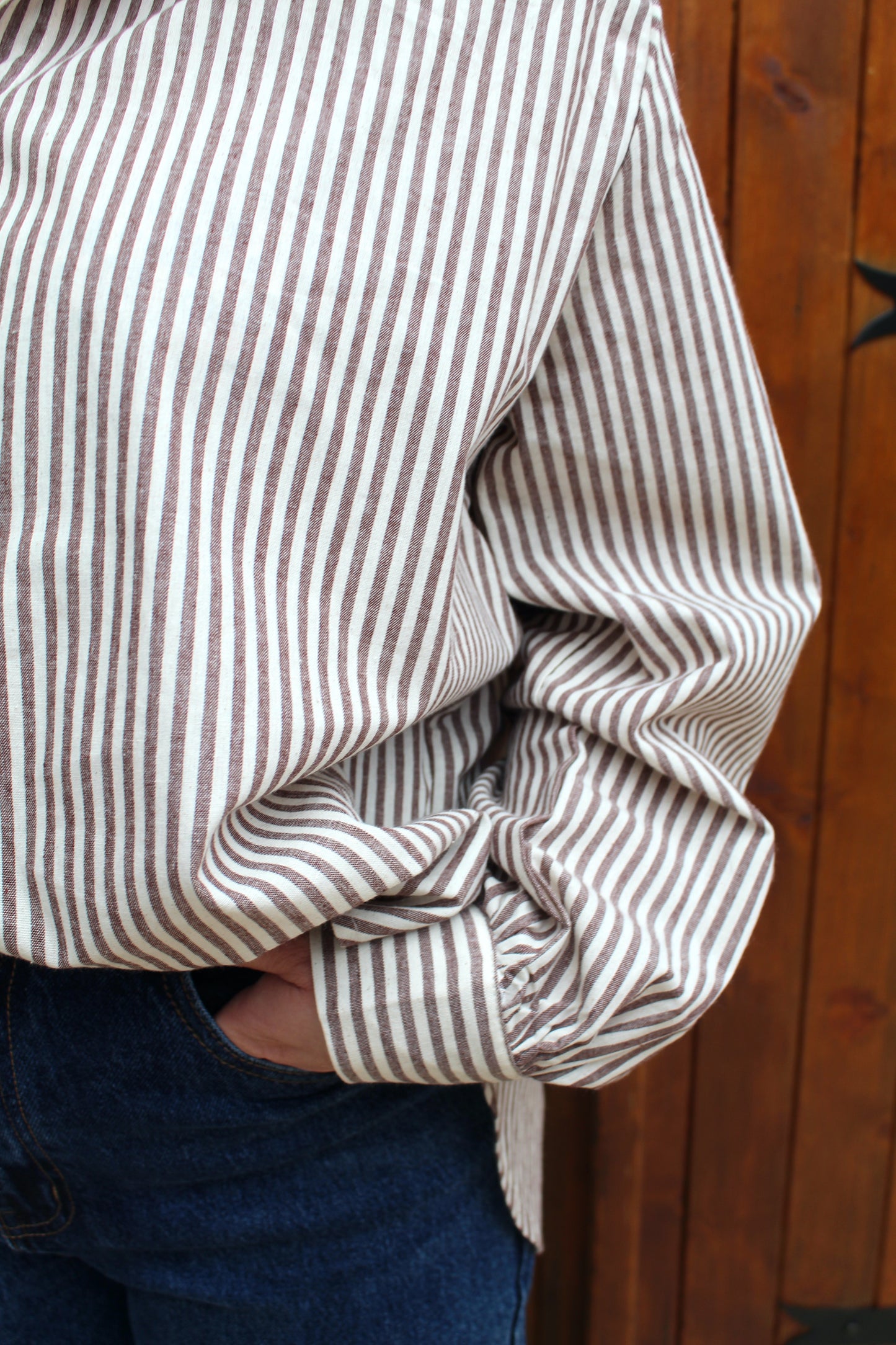 Chemise rayée Choco ♡