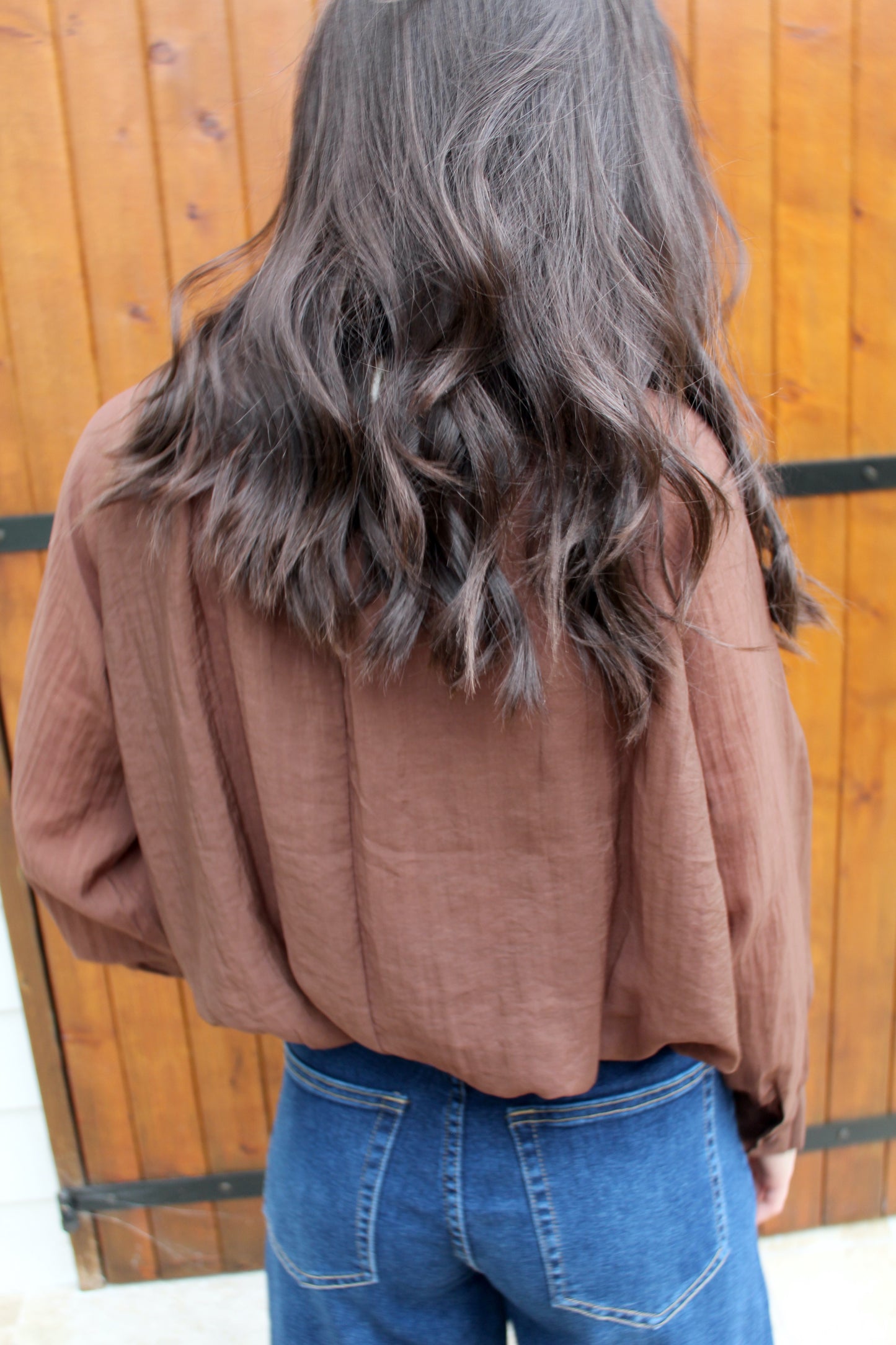 Blouse à noeud Choco ♡