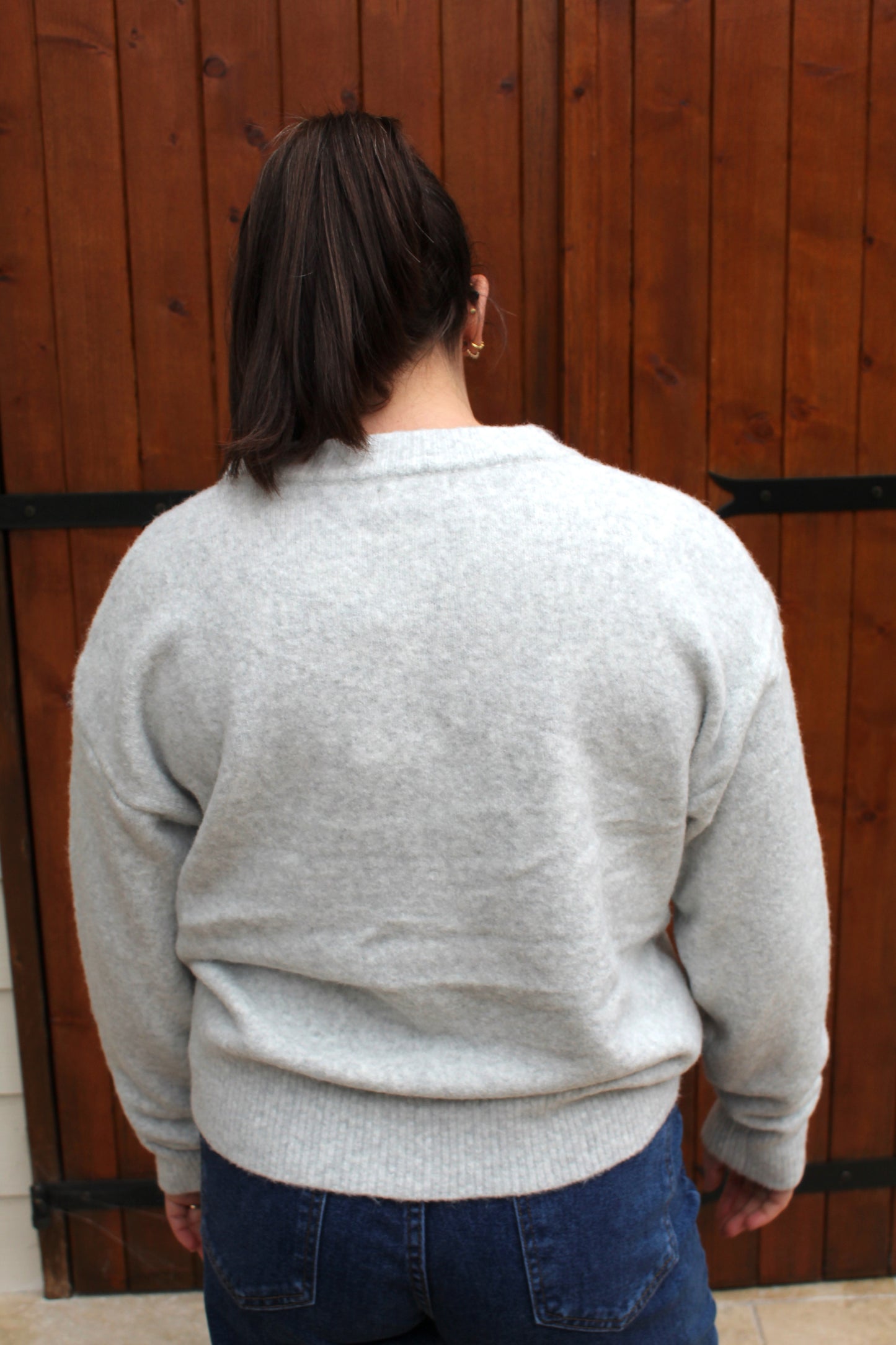 Pull gris SELF LOVE CLUB ♡