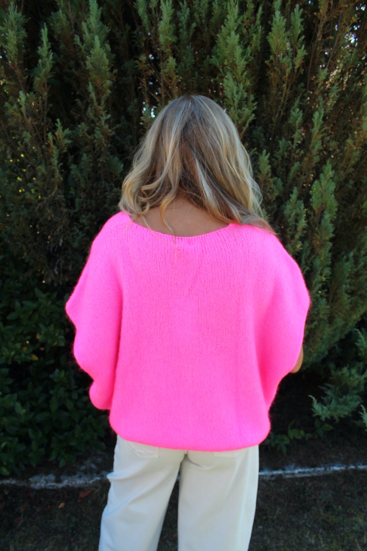 Pull veste rose