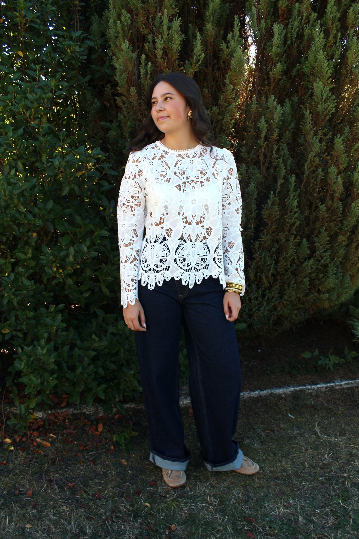 Blouse dentelle