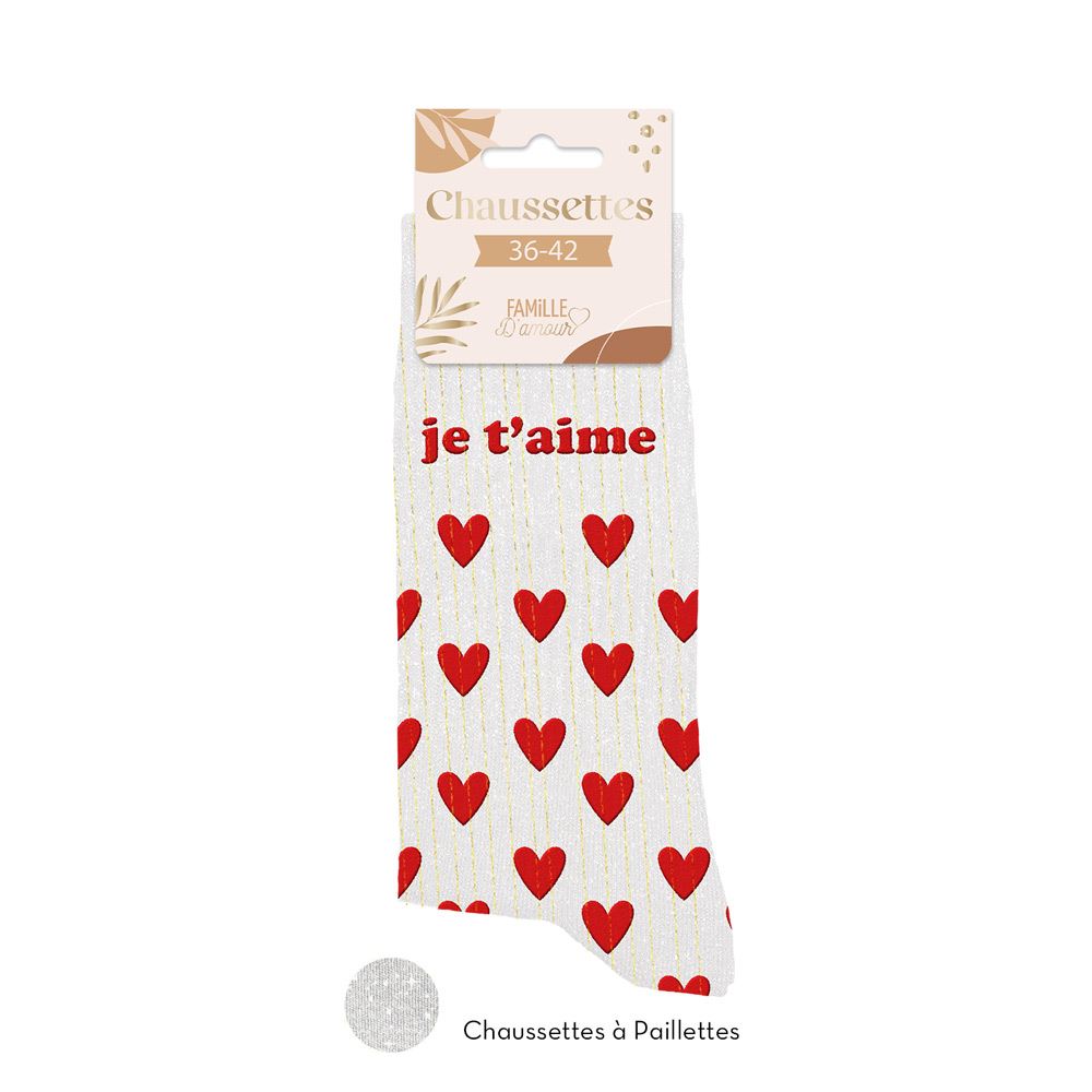 Chaussettes Je t’aime ♡