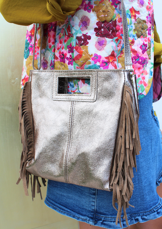 Sac à franges Bronze ♡