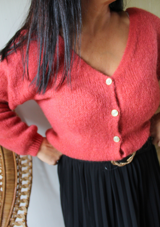 Gilet doudou Terracotta ♡