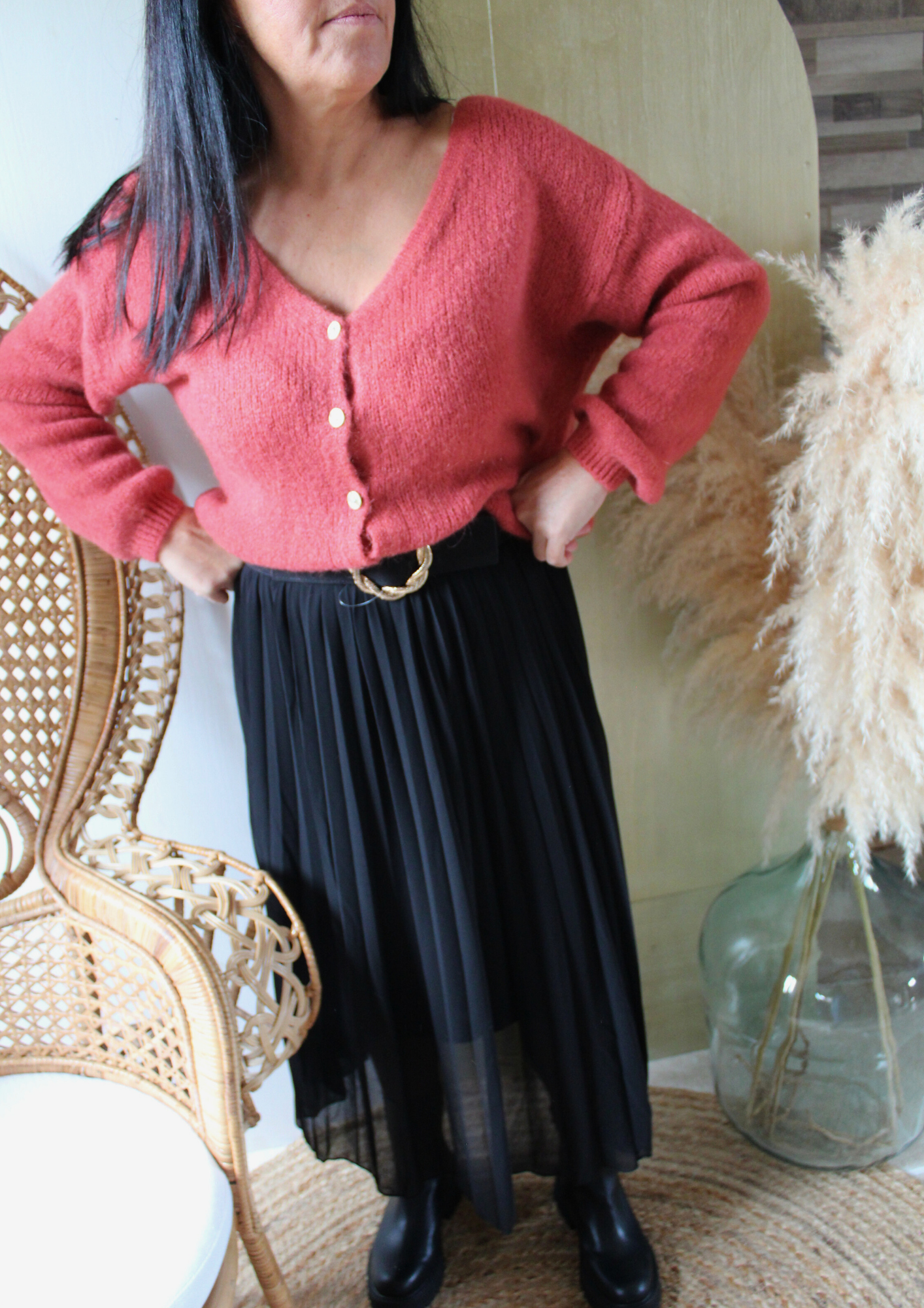 Gilet doudou Terracotta ♡