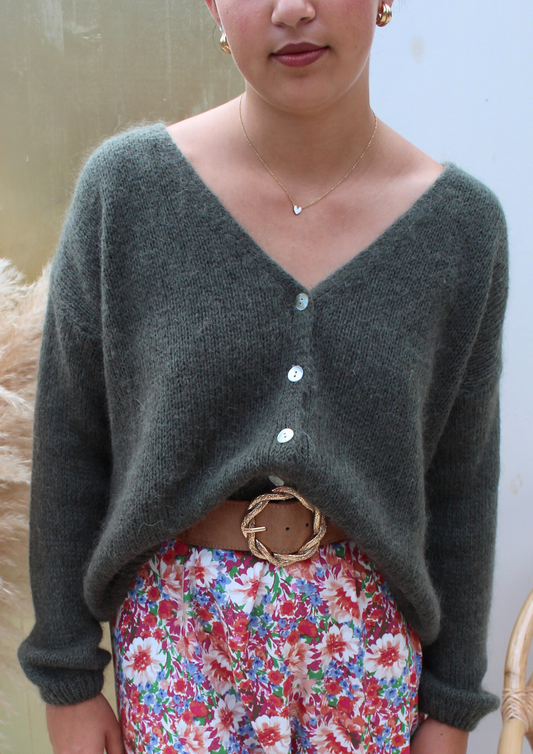 Gilet doudou Kaki ♡