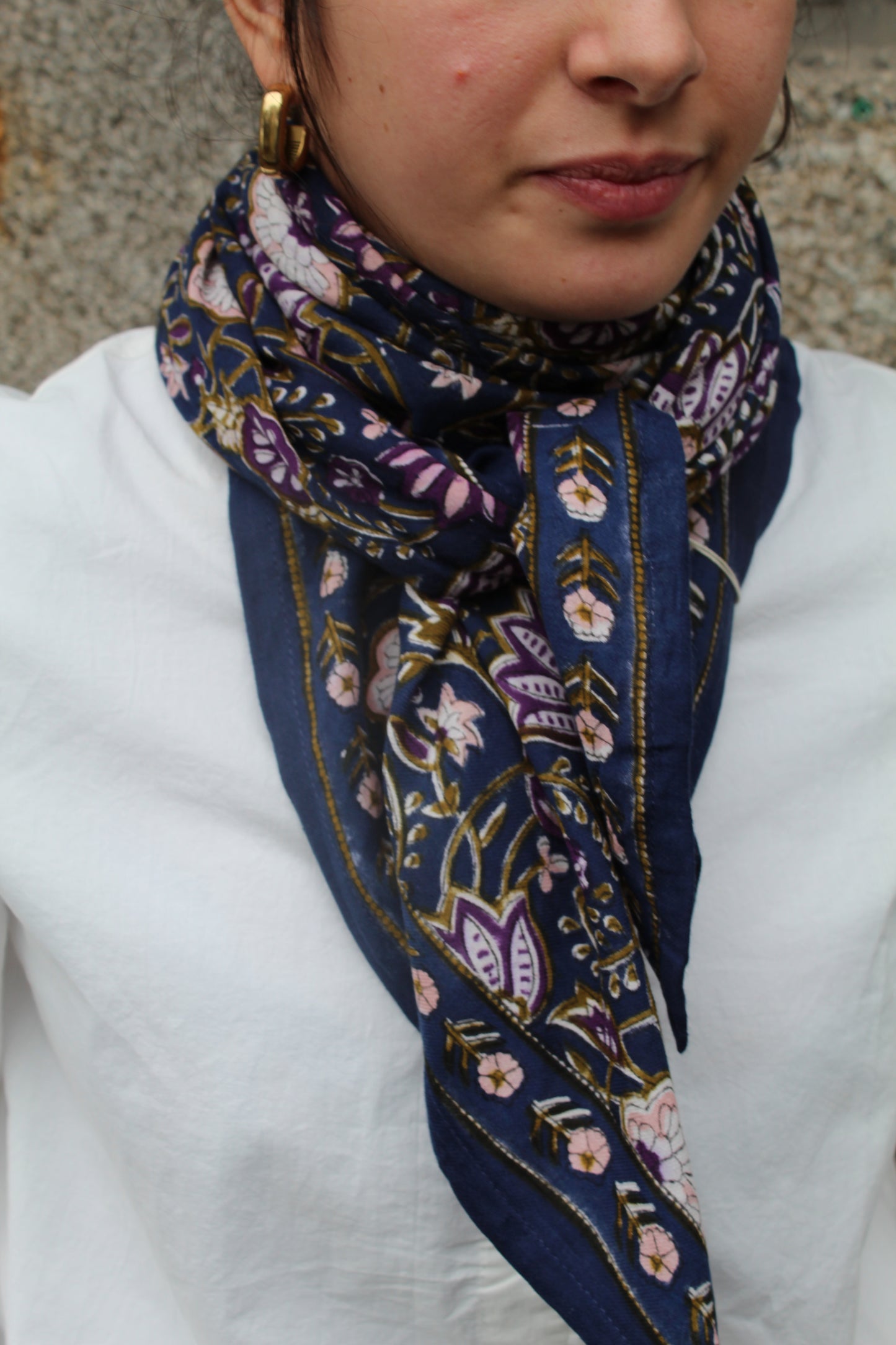 Foulard indien (grand format) taj ♡