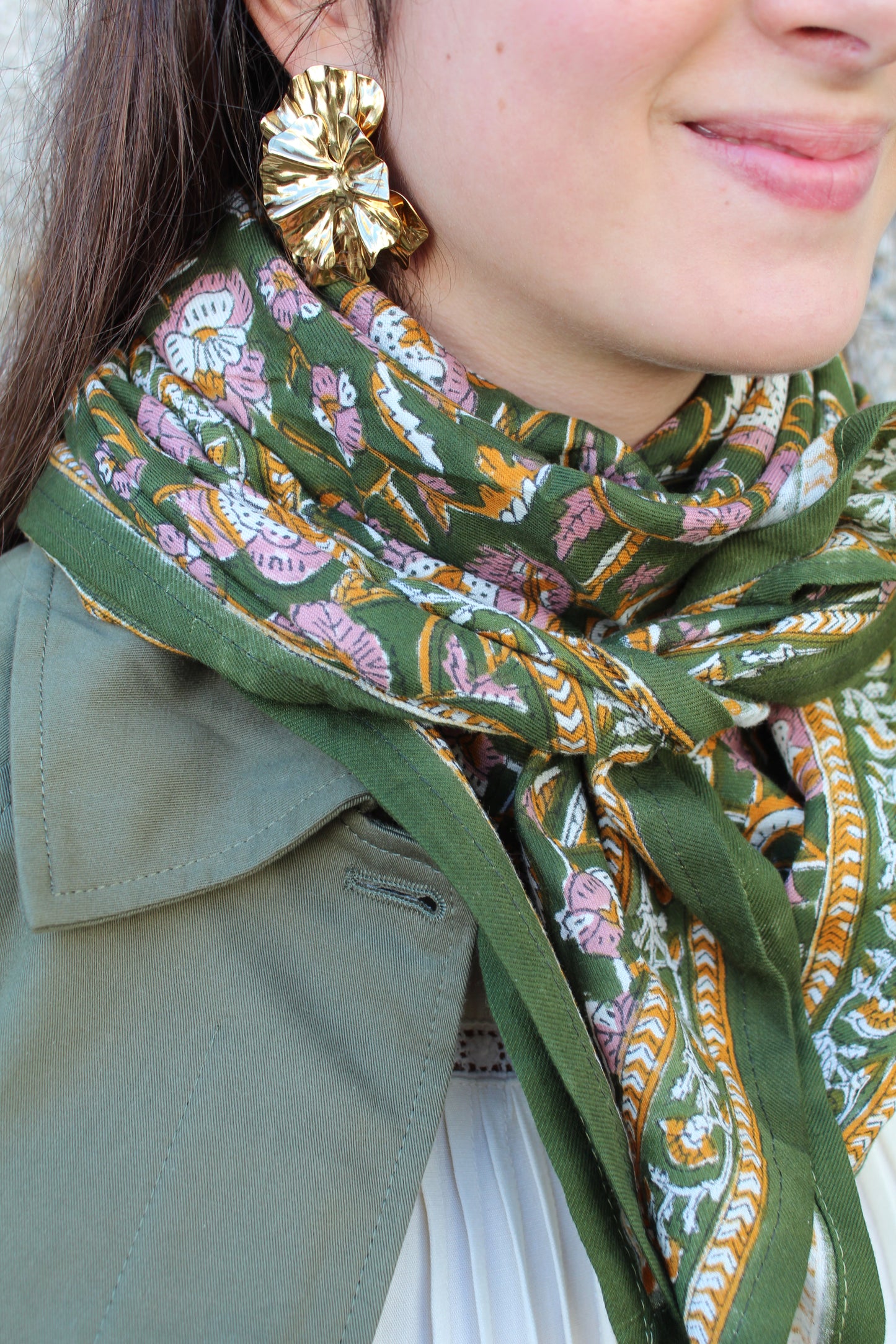 Foulard indien (grand format) ♡ Jaya Kaki