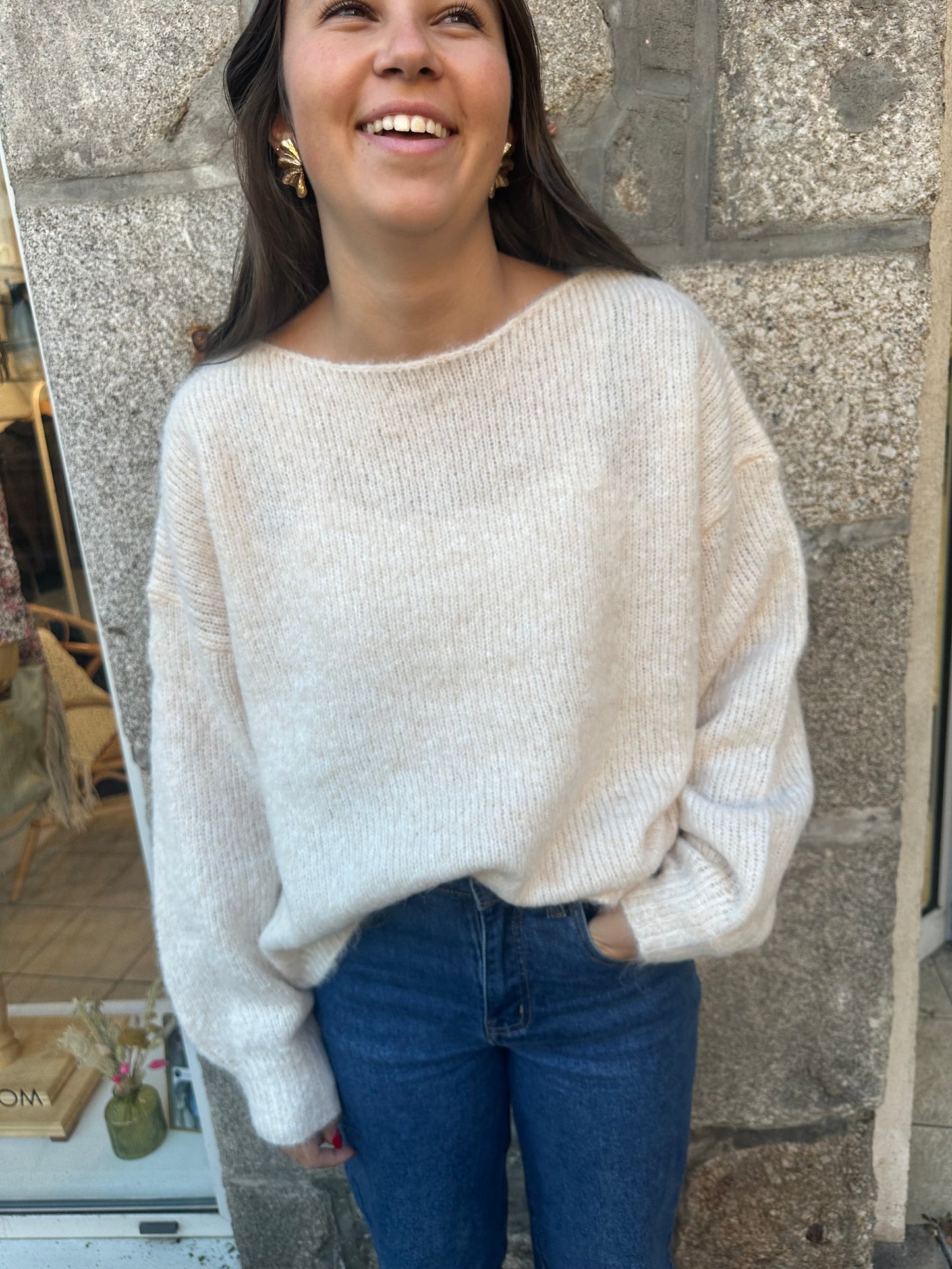 Pull tout doux beige ♡