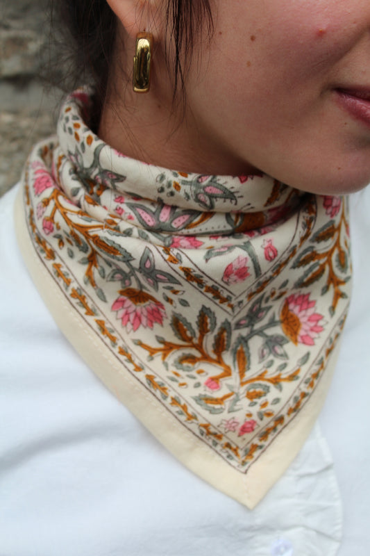 Foulard indien (petit format) Rhapsody confetti ♡