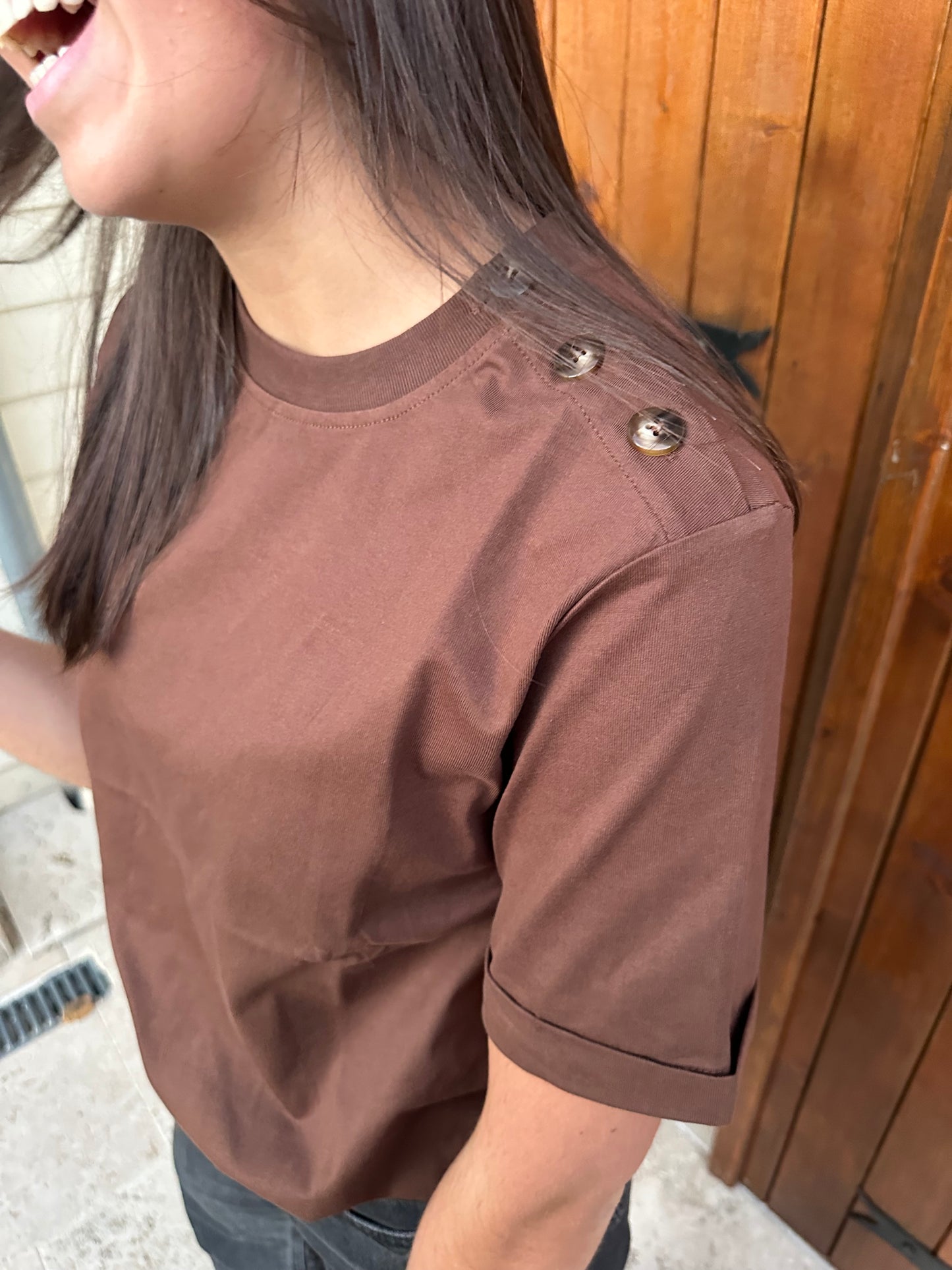 T shirt chocolat ♡