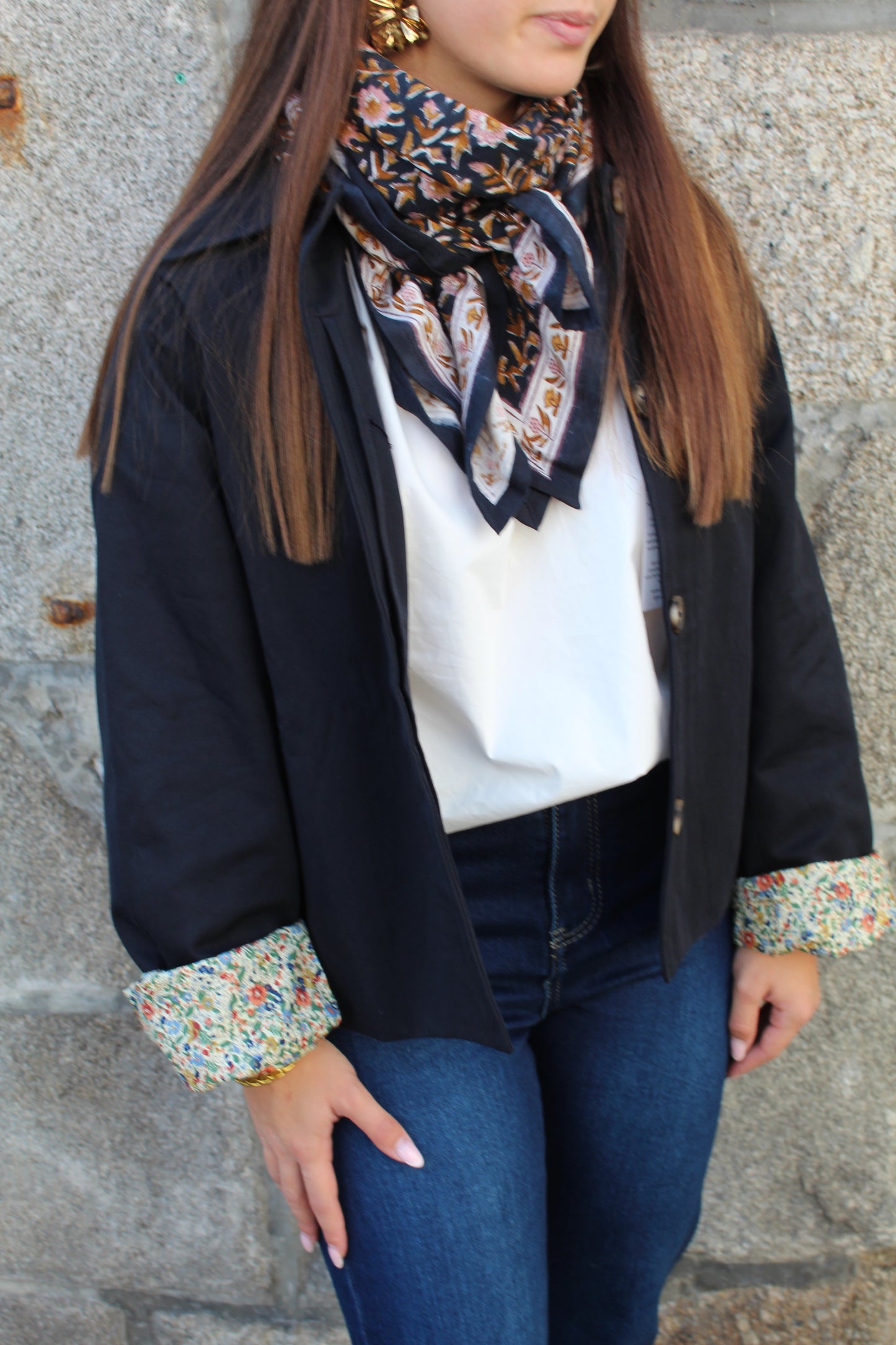 Foulard indien (grand format) ♡ Scarlette Encre