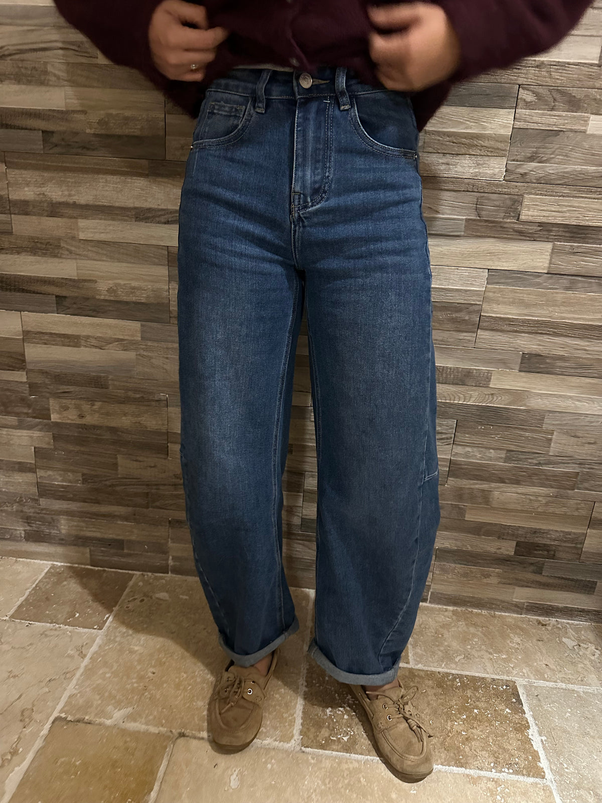 Jean barrel original et confortable
