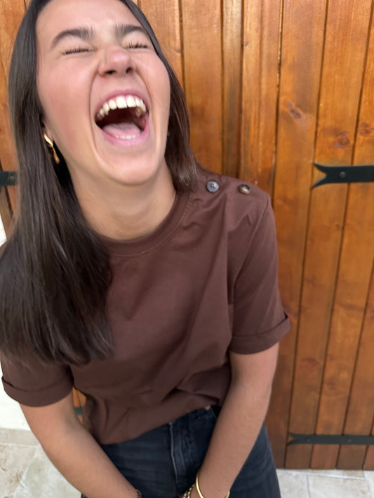 T shirt chocolat ♡