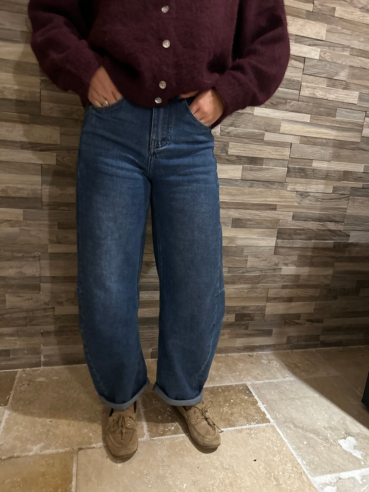 Jean barrel original et confortable
