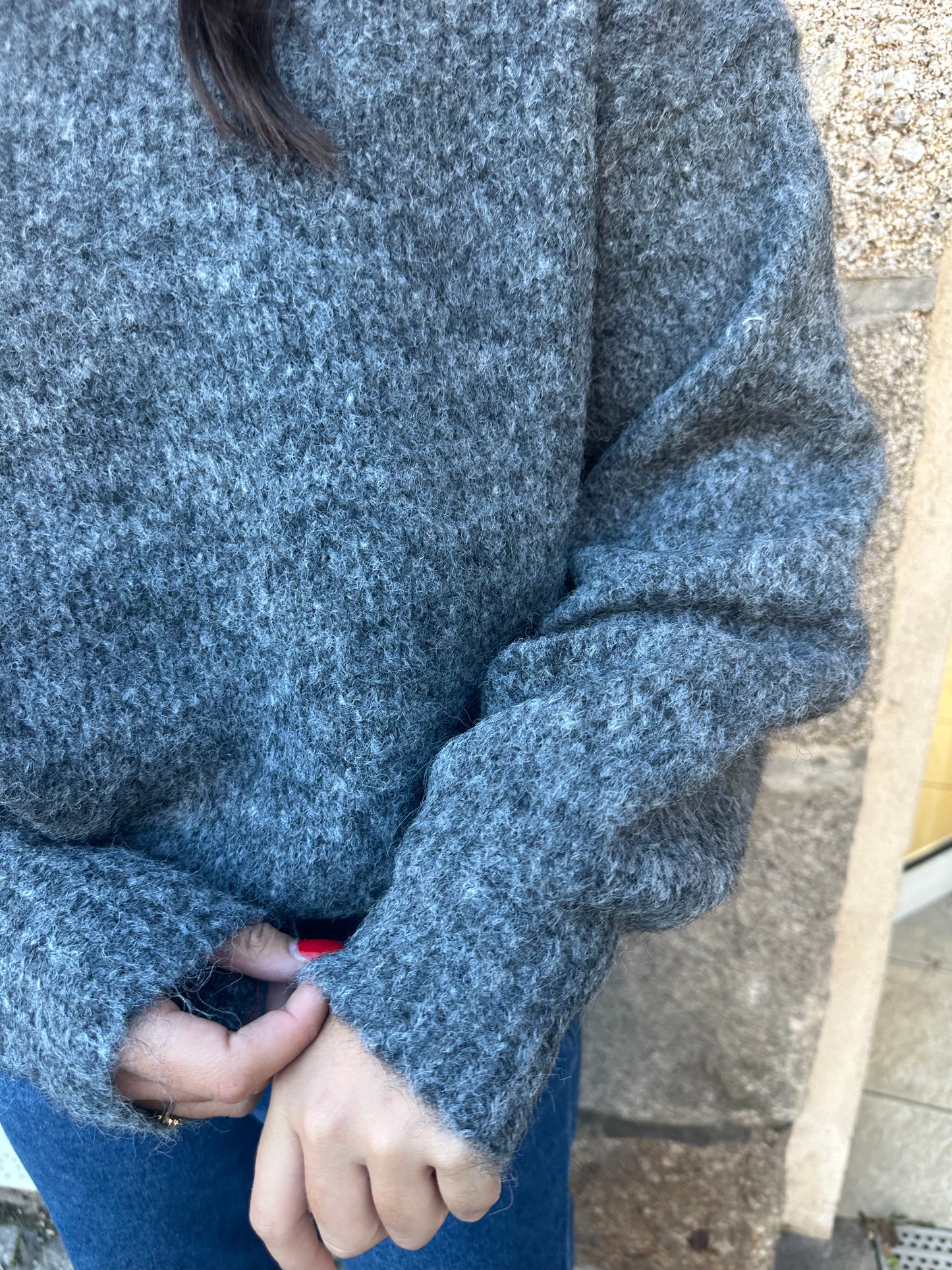 Pull tout doux gris ♡