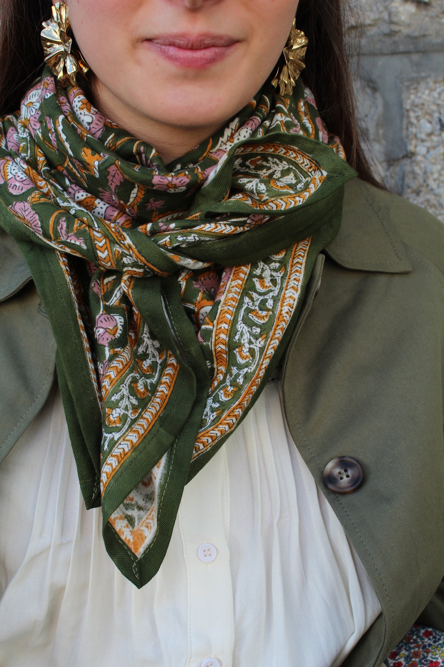 Foulard indien (grand format) ♡ Jaya Kaki