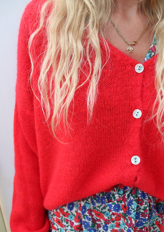 Gilet doudou Rouge ♡