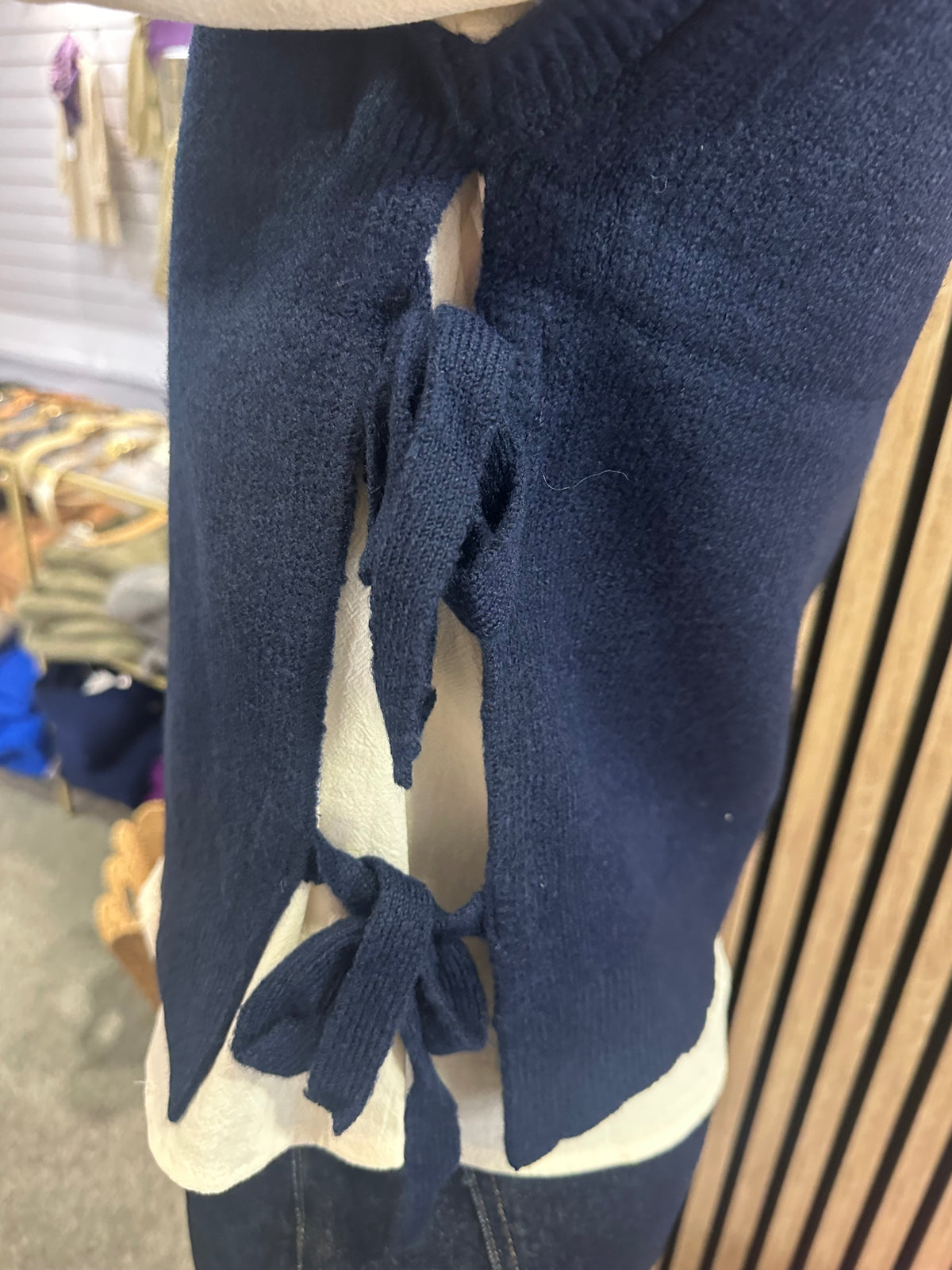 Pull S manches original marine