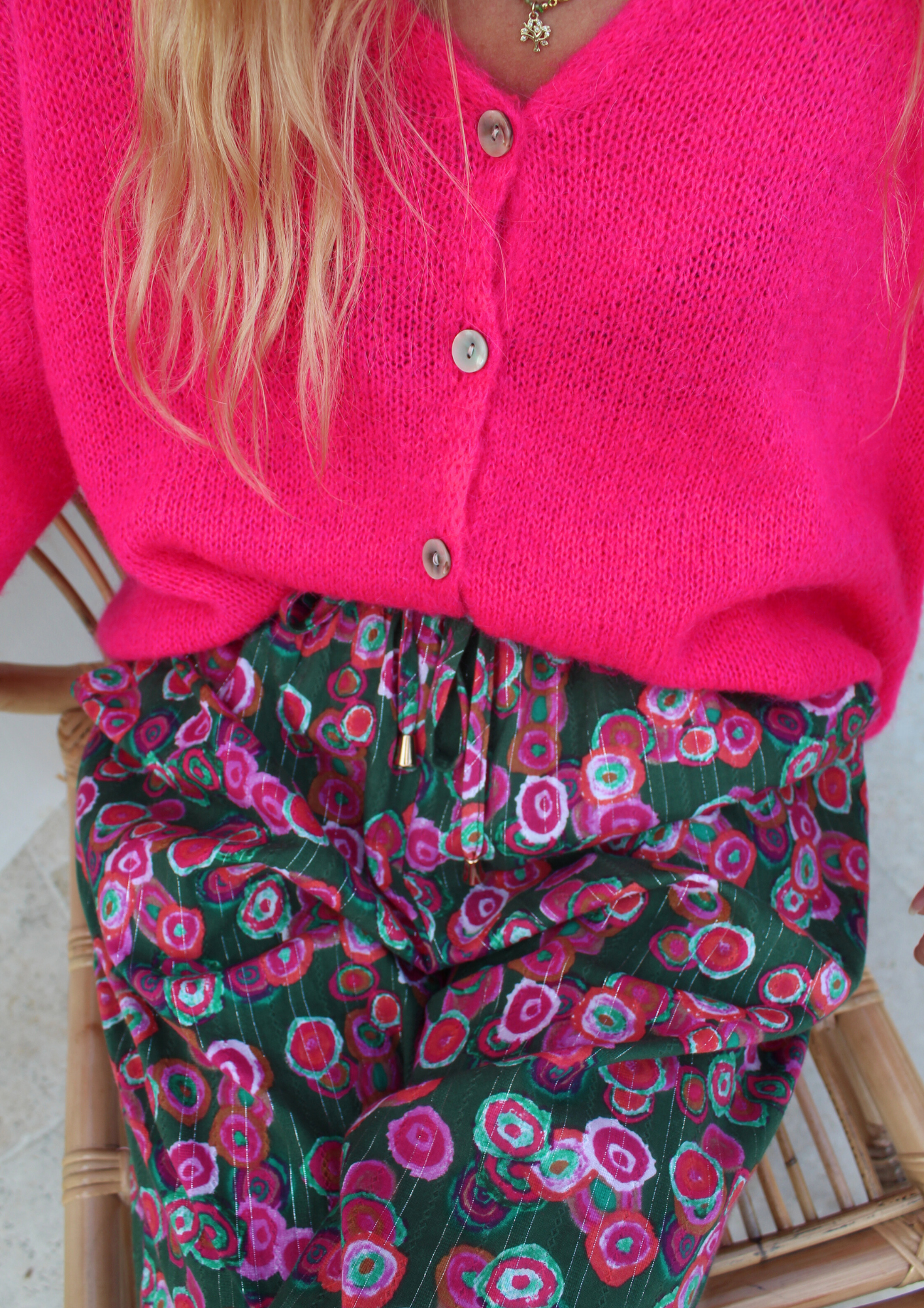 Gilet doudou Fuschia FLASH ♡