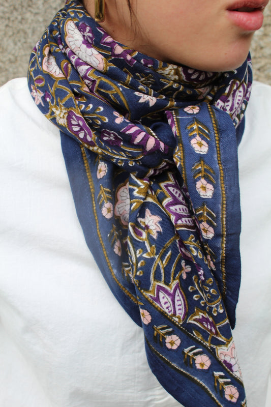 Foulard indien (grand format) taj ♡