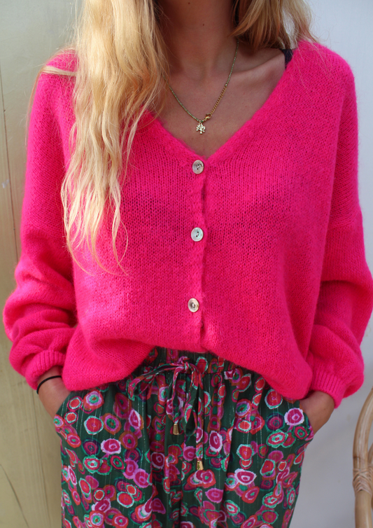 Gilet doudou Fuschia FLASH ♡