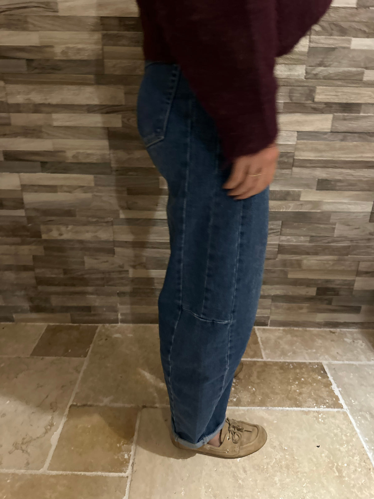 Jean barrel original et confortable