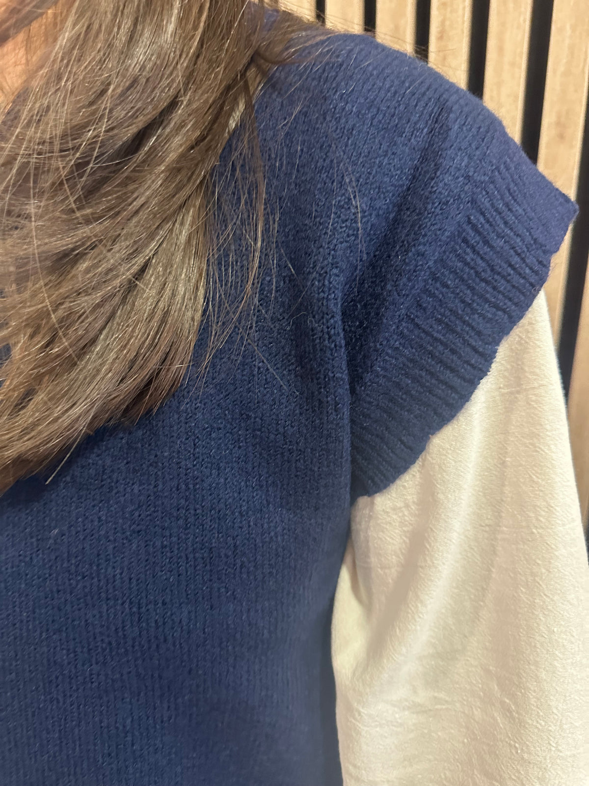 Pull S manches original marine