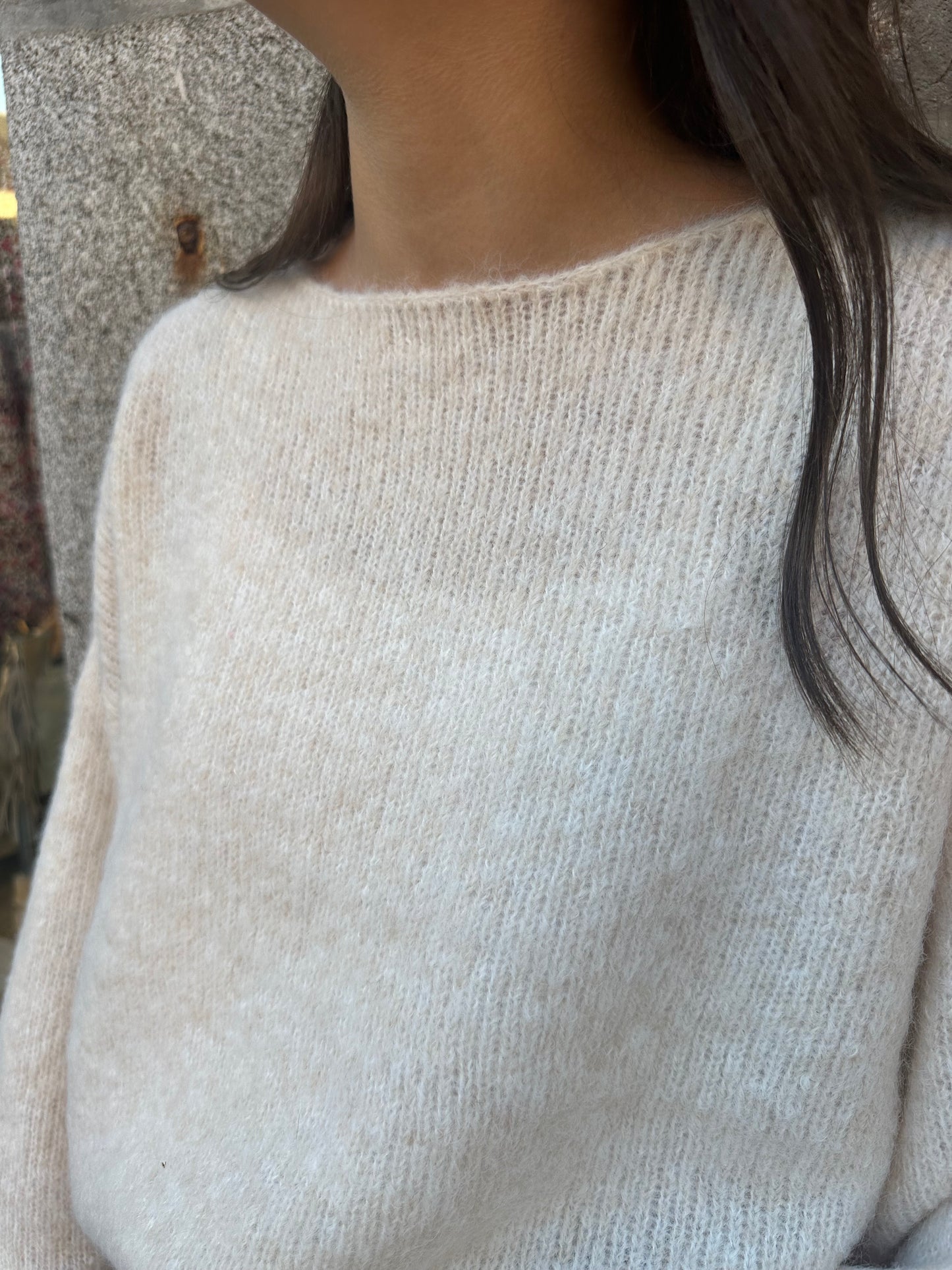 Pull tout doux beige ♡