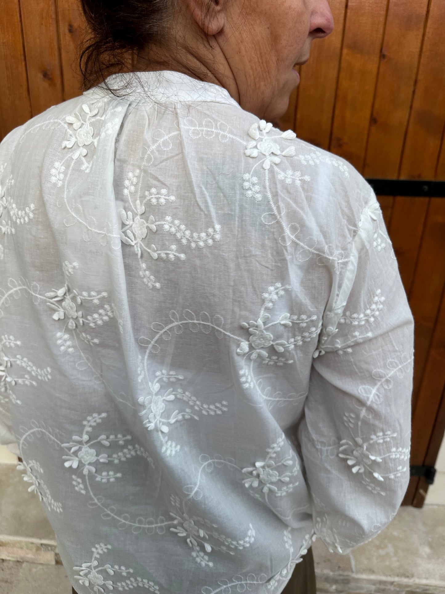 Blouse broderie blanche ♡