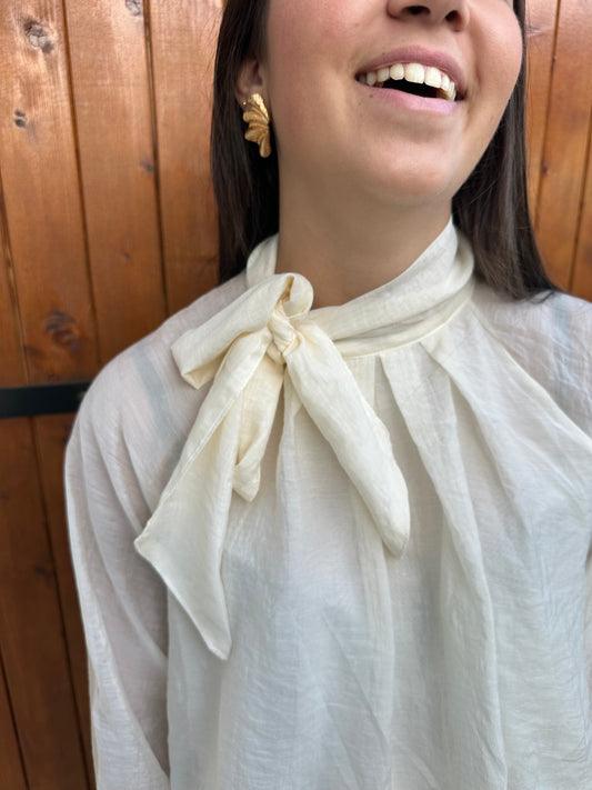 Blouse à noeud ♡