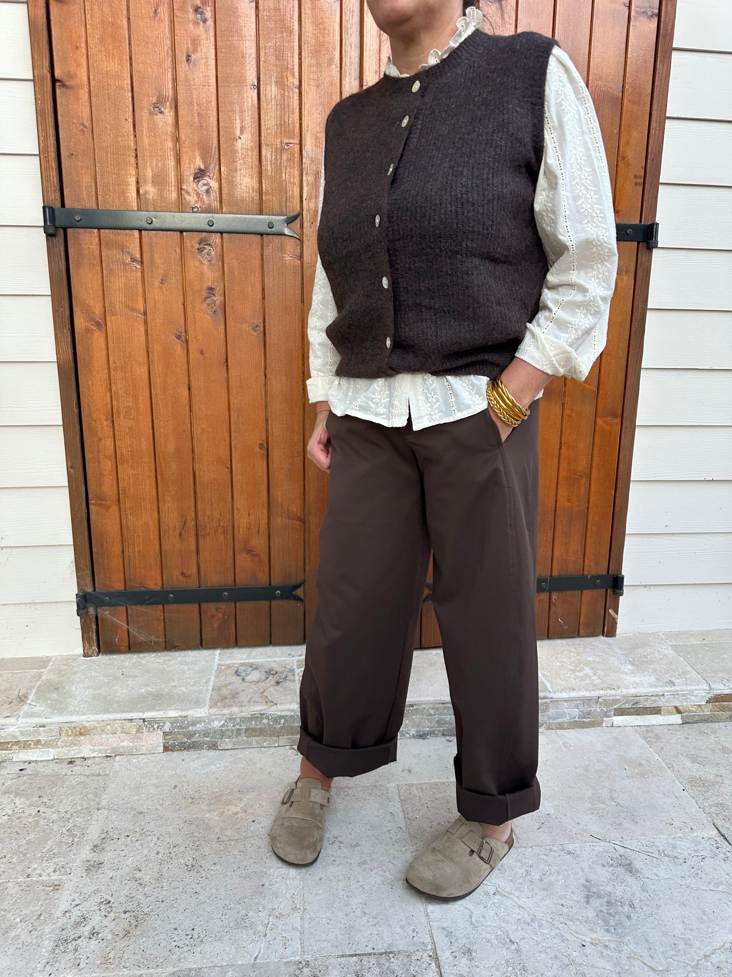 Pull S/manches Choco ♡