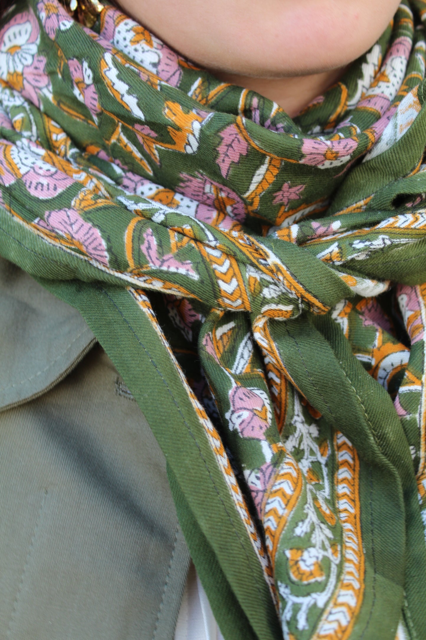 Foulard indien (grand format) ♡ Jaya Kaki