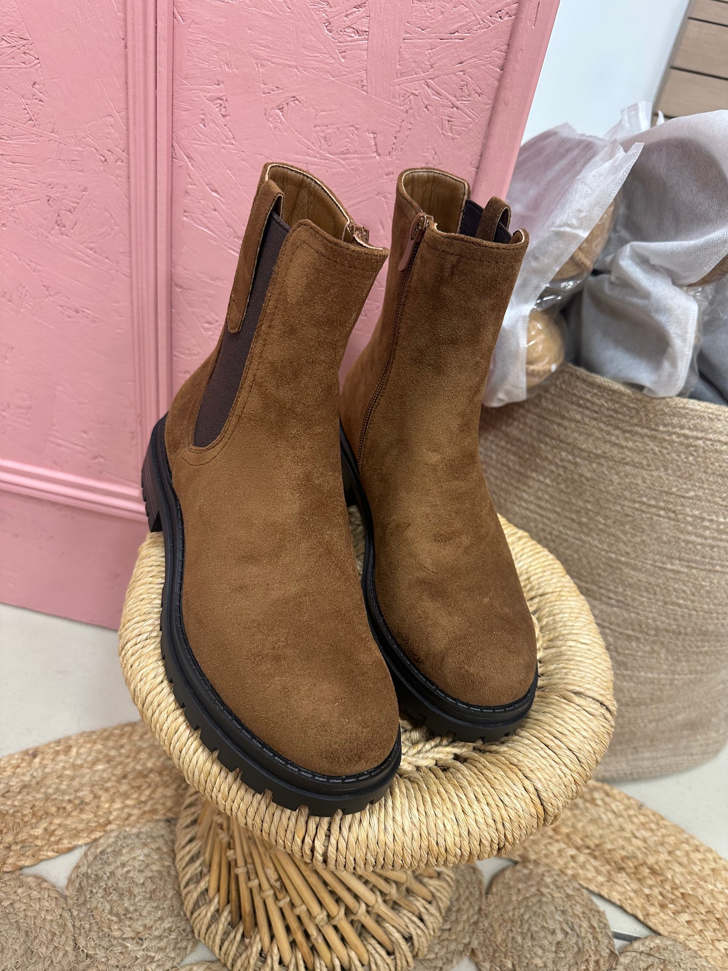 Boots camel