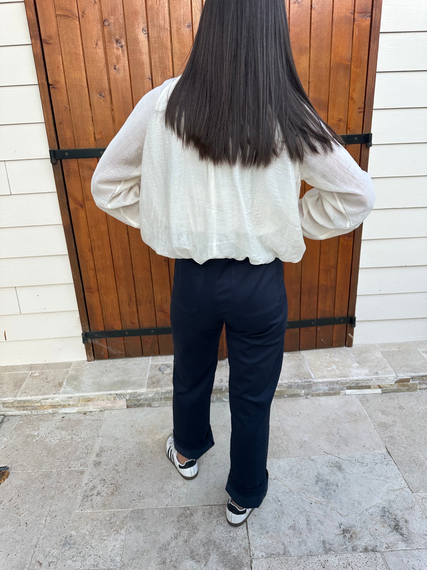 Pantalon bleu marine ♡