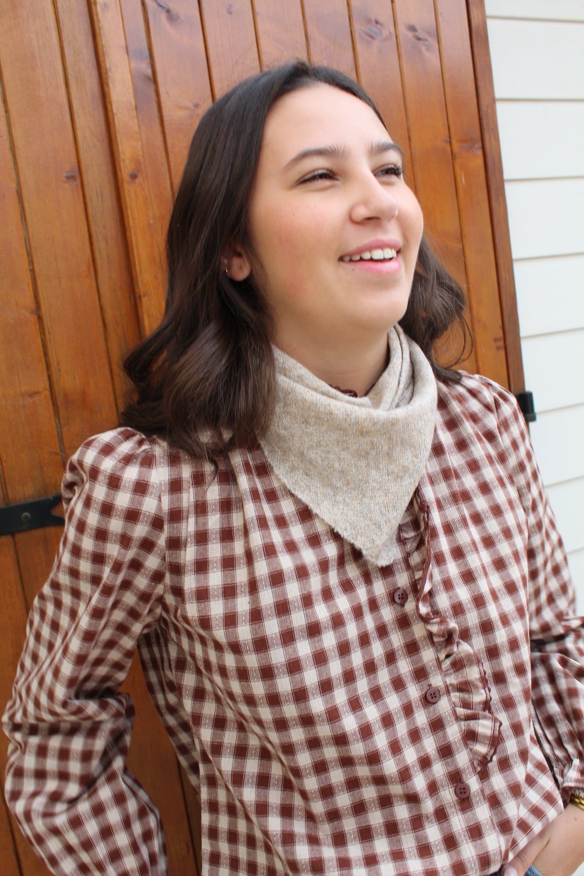 Foulard écharpe petit model beige