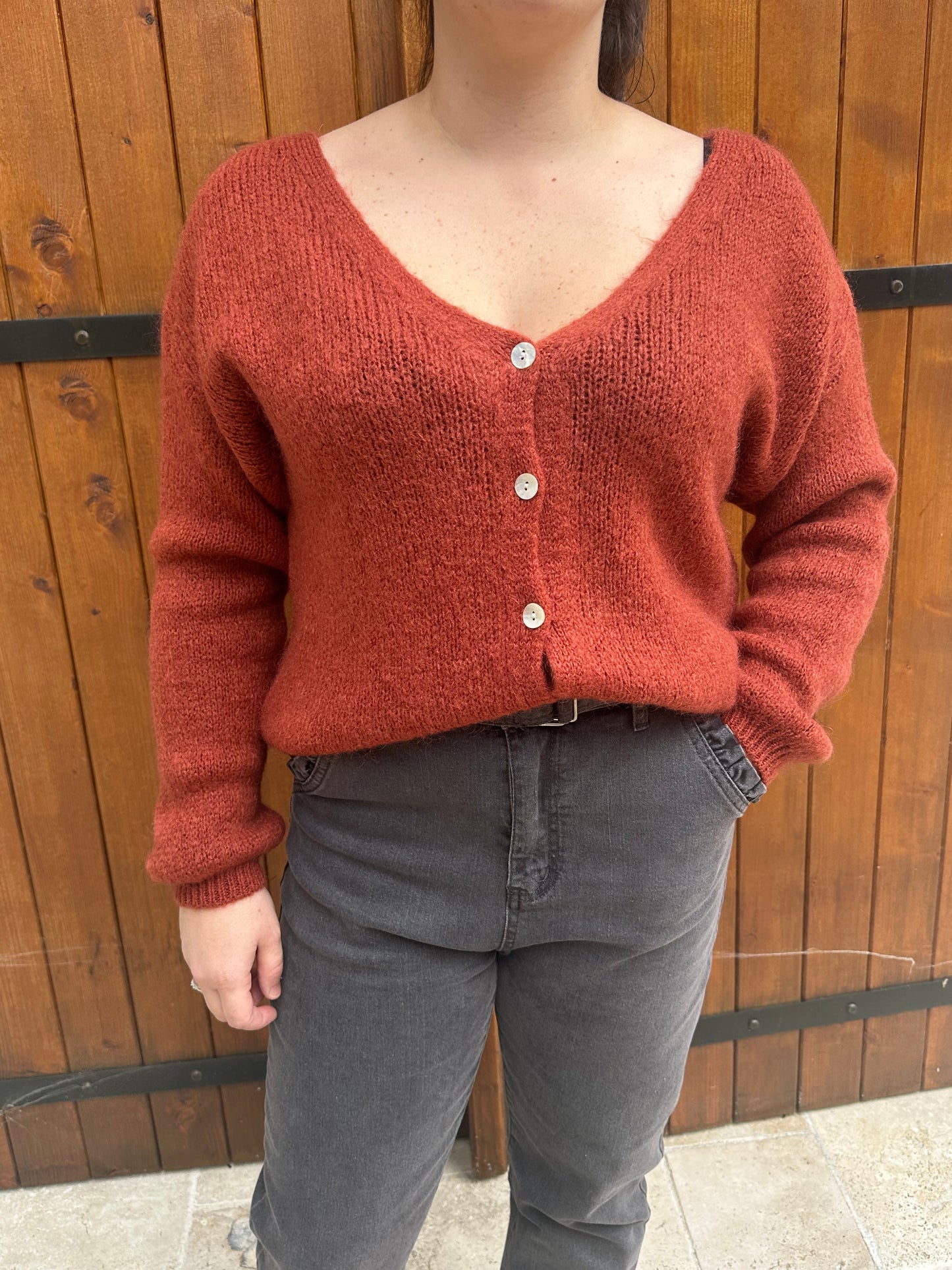 Gilet rouille ♡