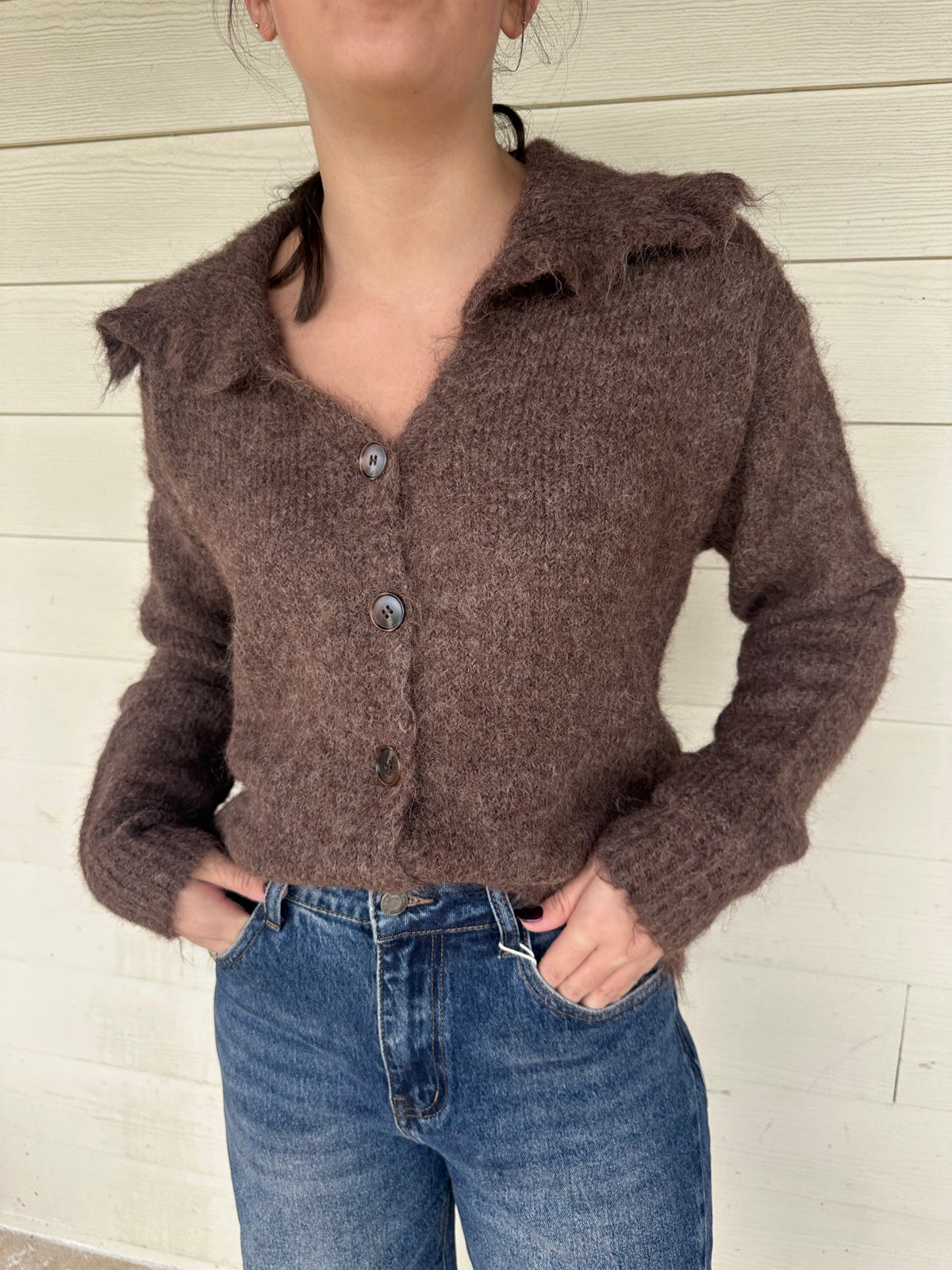 Veste doudou chocolat originale